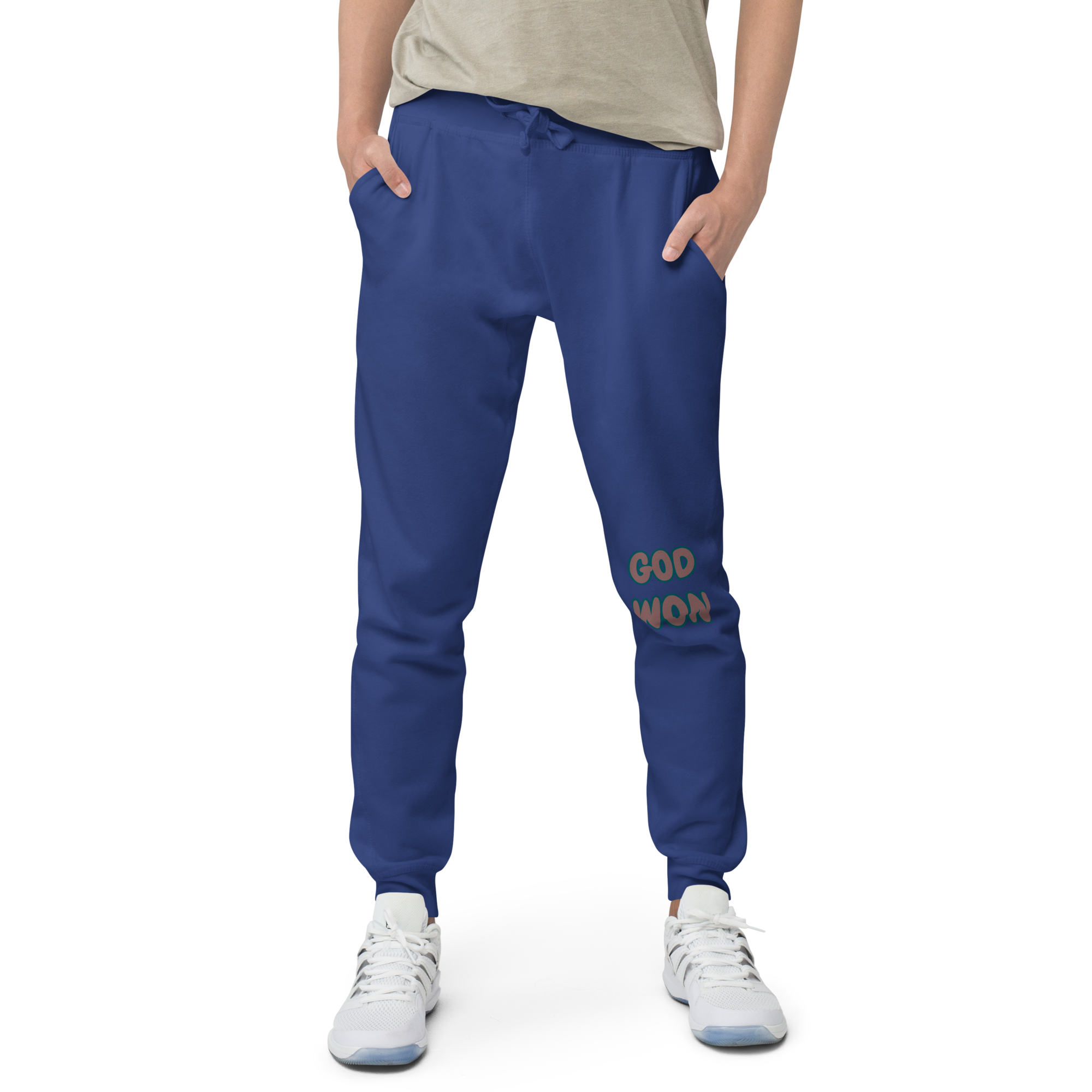 God Won Unisex fleece sweatpants