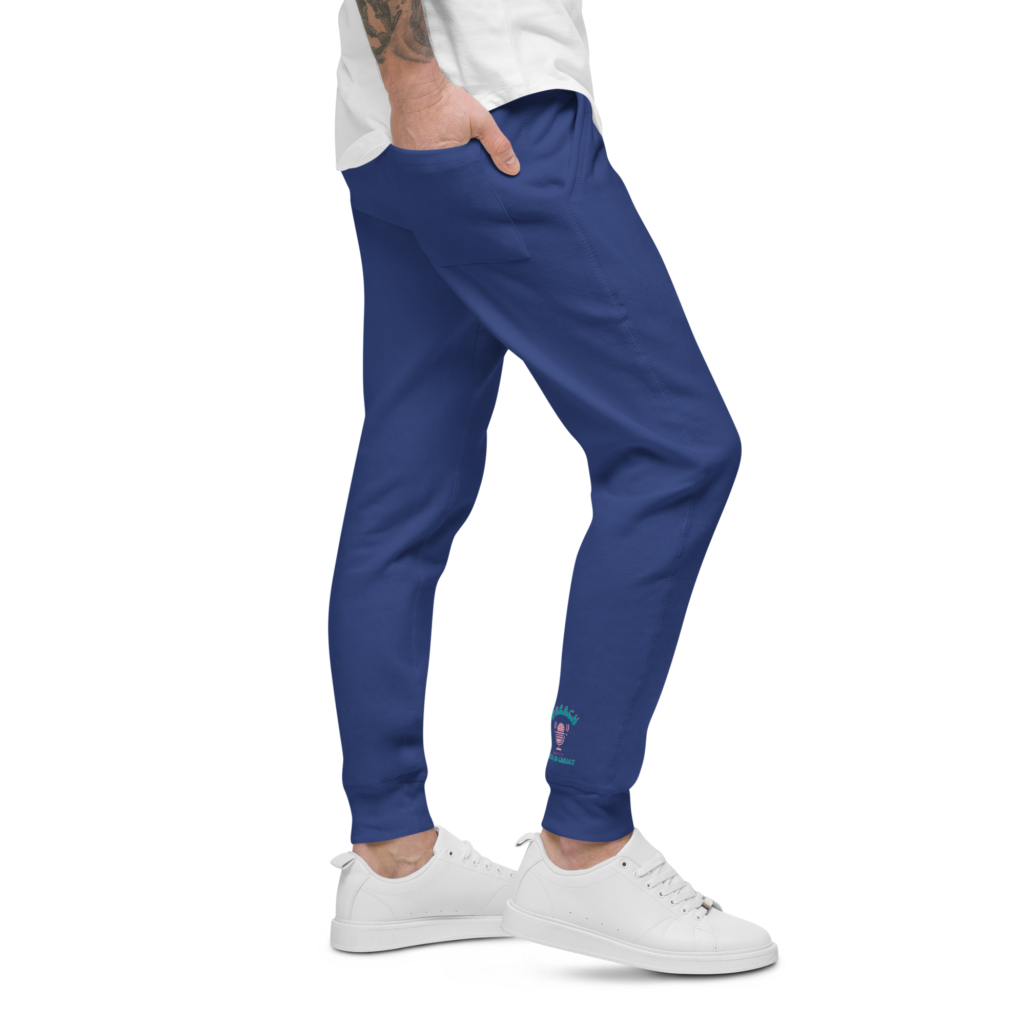 Preach Faith in Christ Unisex fleece sweatpants