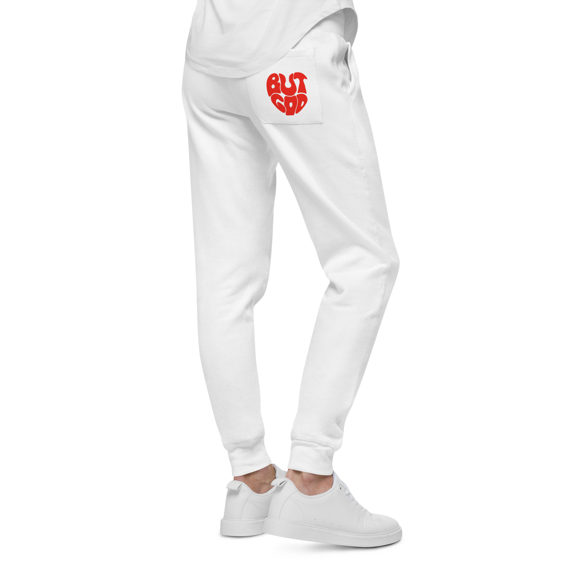 But God Unisex fleece sweatpants