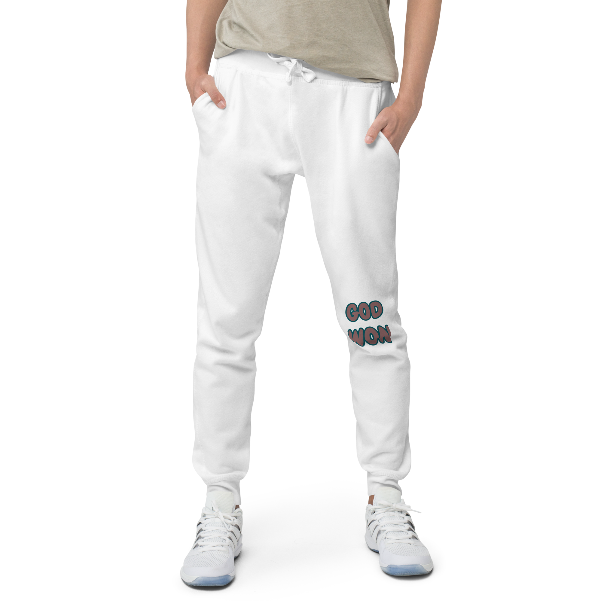 God Won Unisex fleece sweatpants