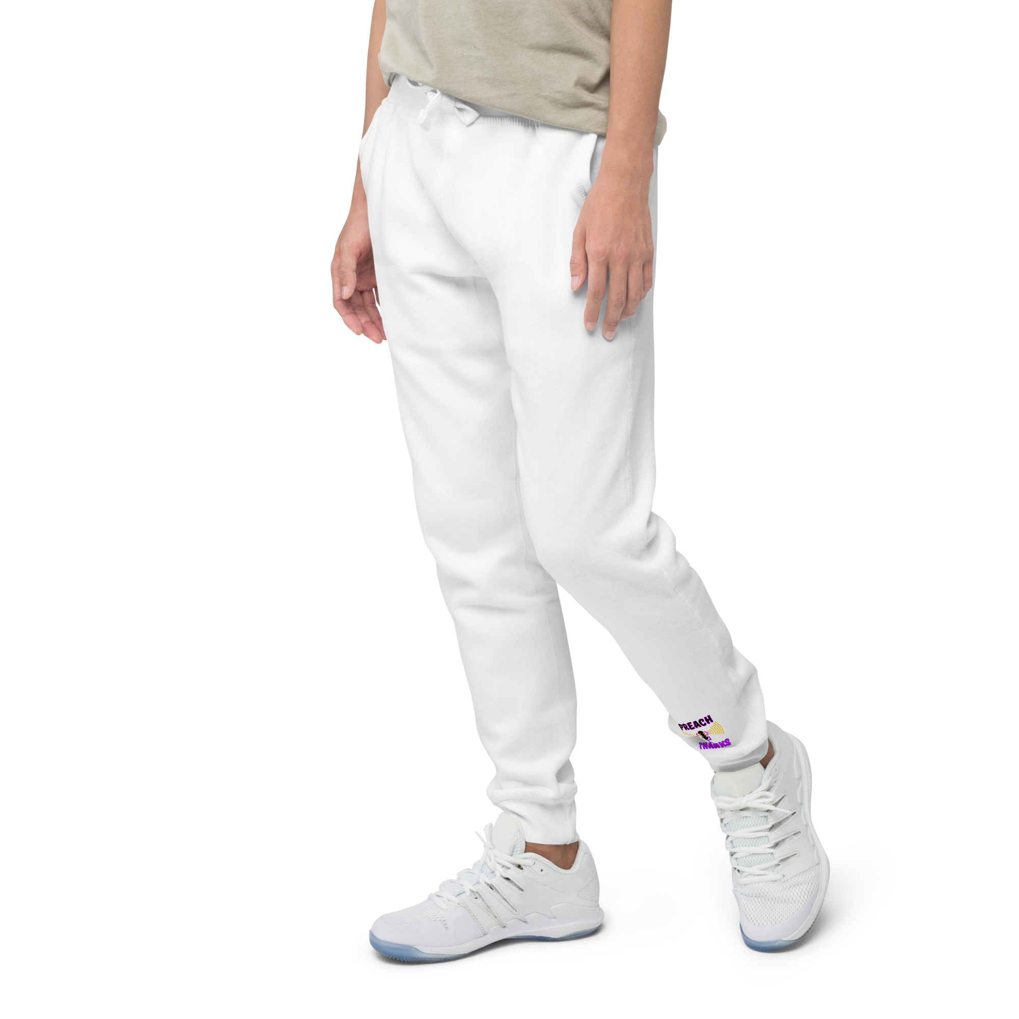 Preach Thanks Psalm 105:1 Unisex fleece sweatpants
