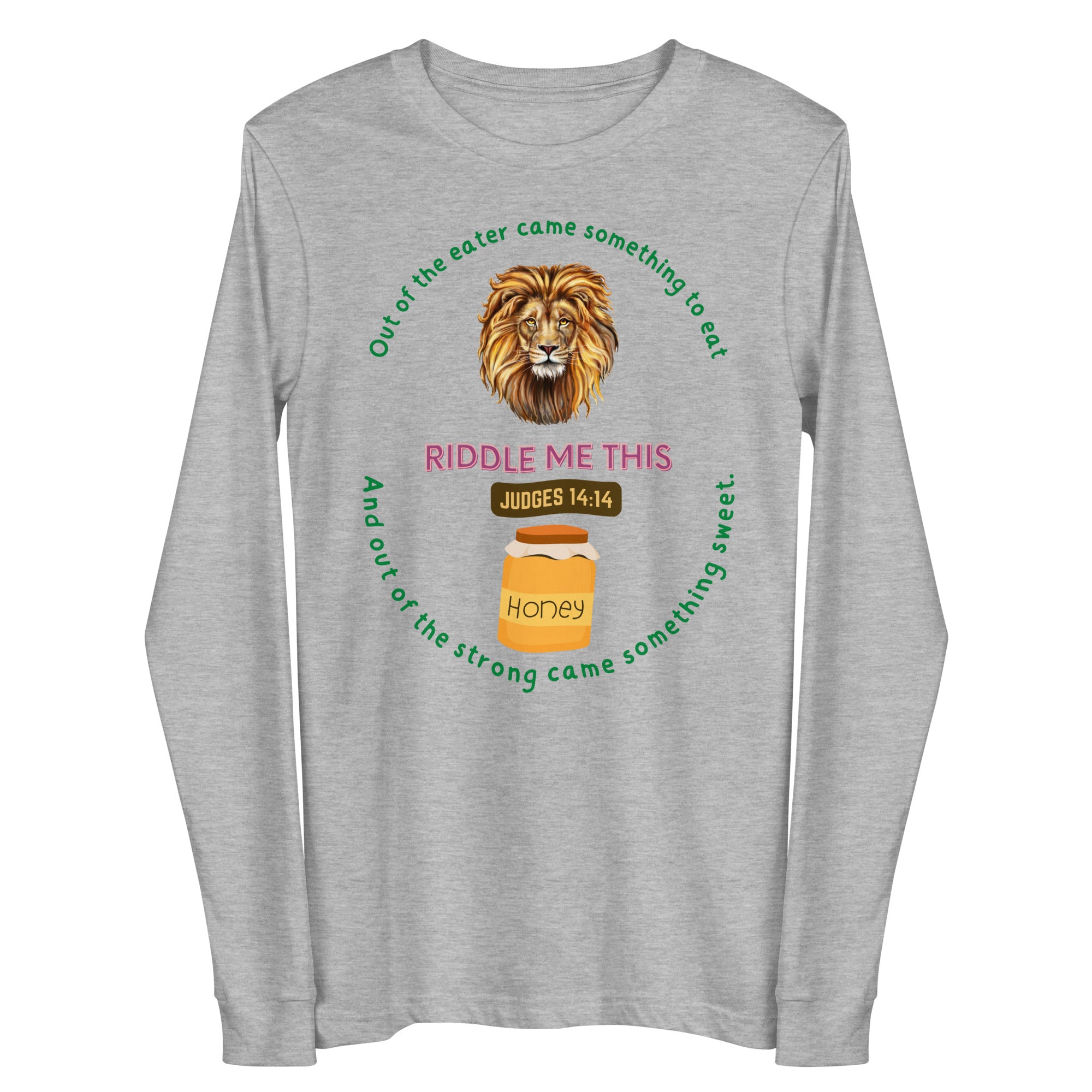 Judges 14:14 Unisex Long Sleeve Tee
