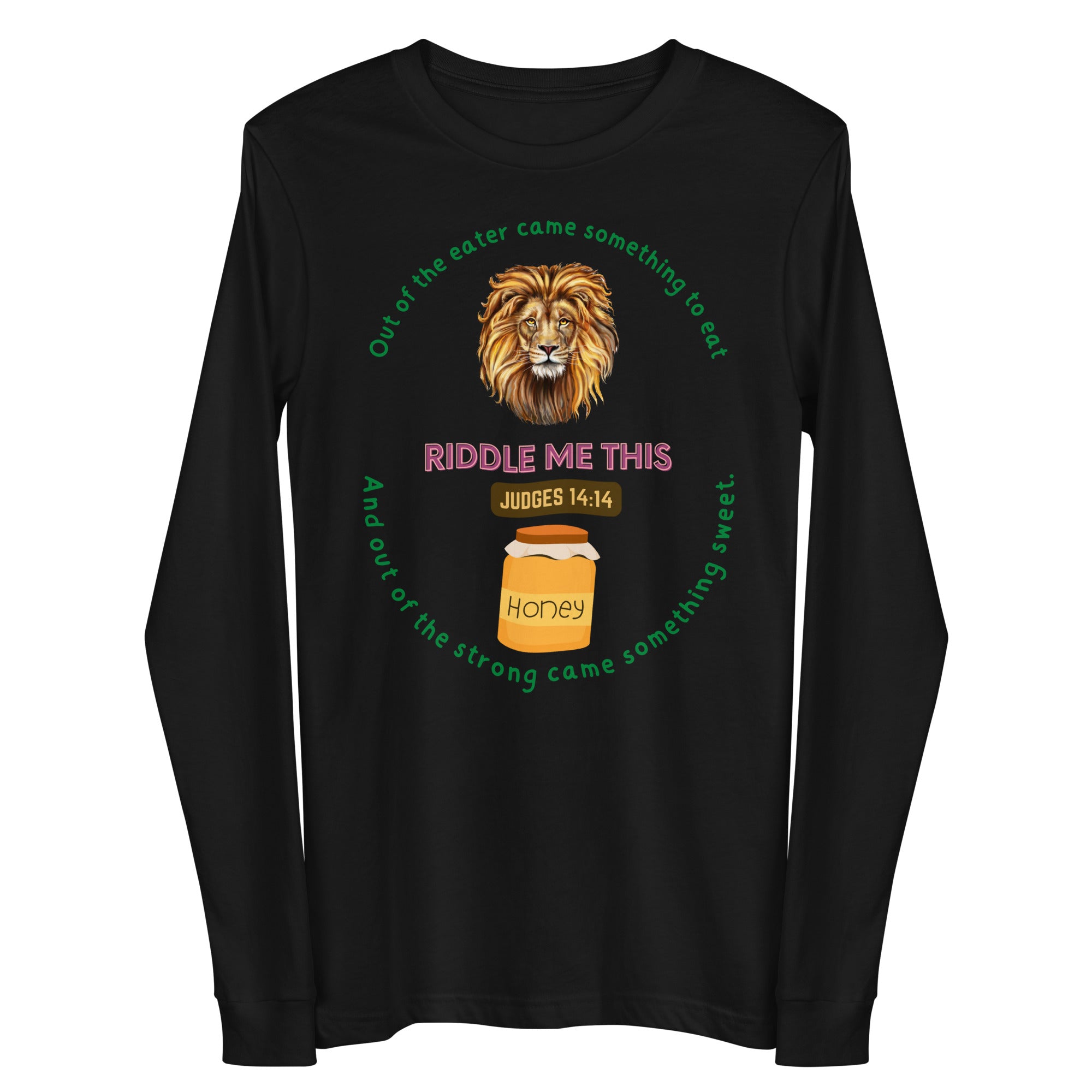 Judges 14:14 Unisex Long Sleeve Tee