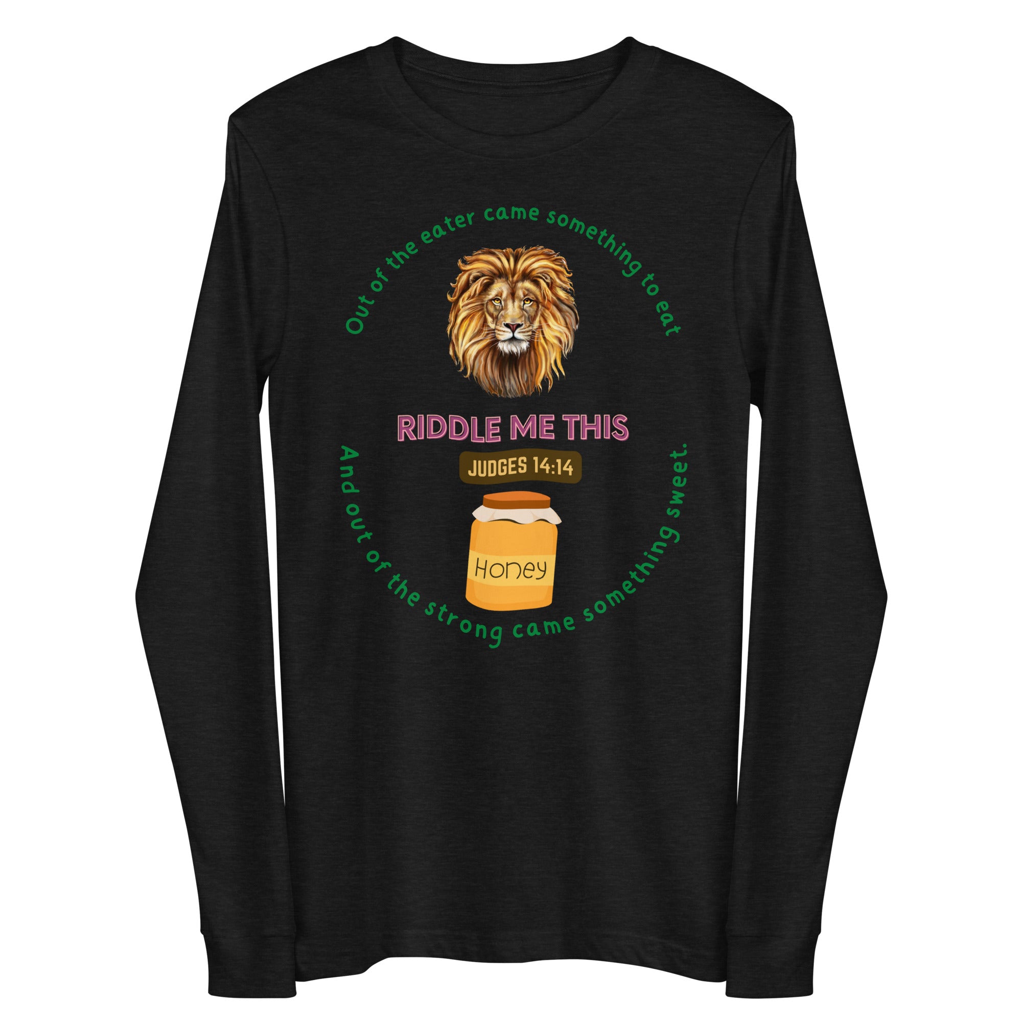 Judges 14:14 Unisex Long Sleeve Tee