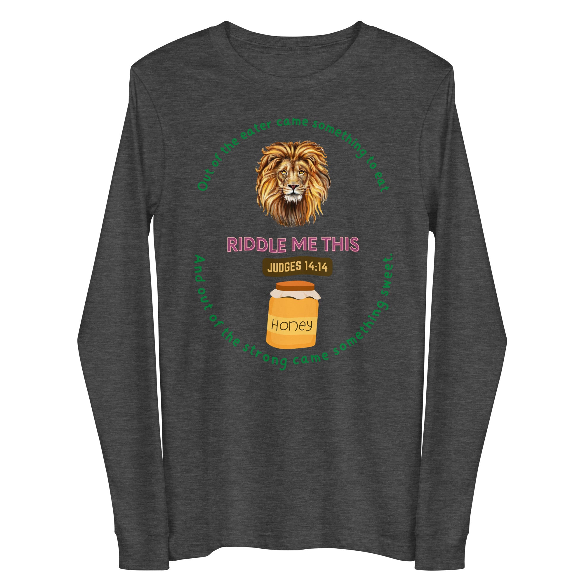 Judges 14:14 Unisex Long Sleeve Tee
