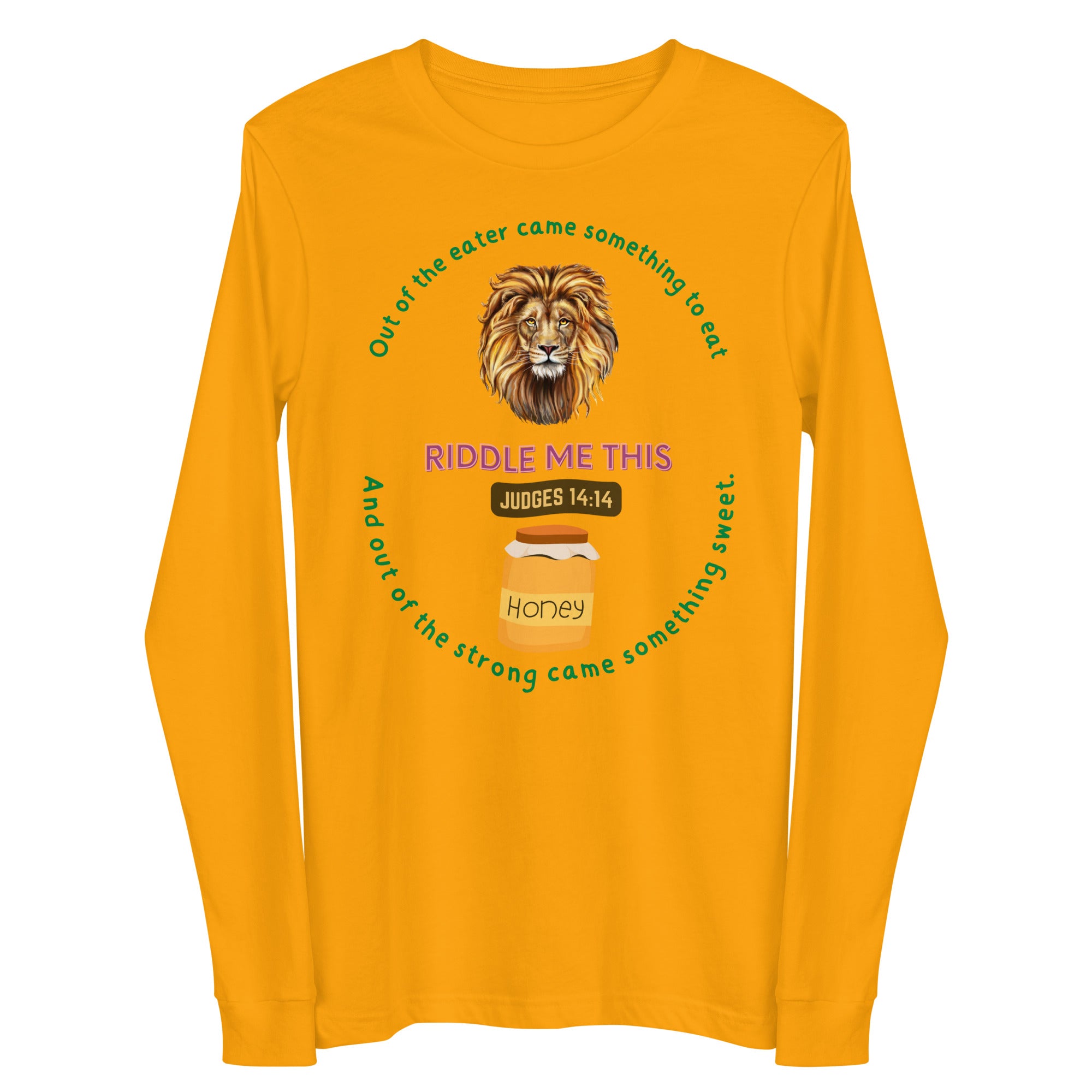 Judges 14:14 Unisex Long Sleeve Tee