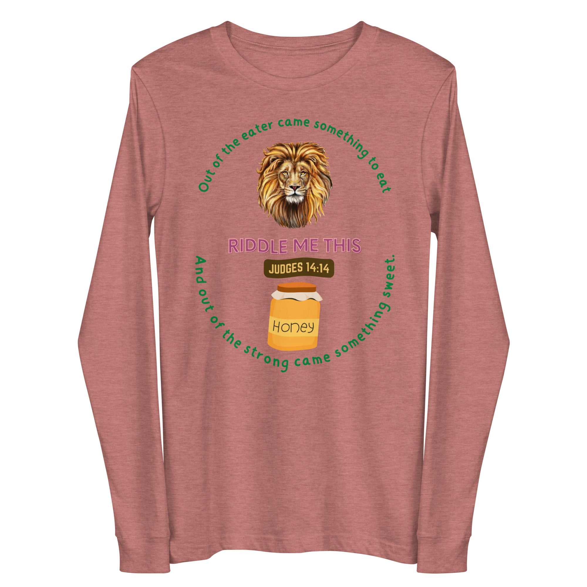 Judges 14:14 Unisex Long Sleeve Tee