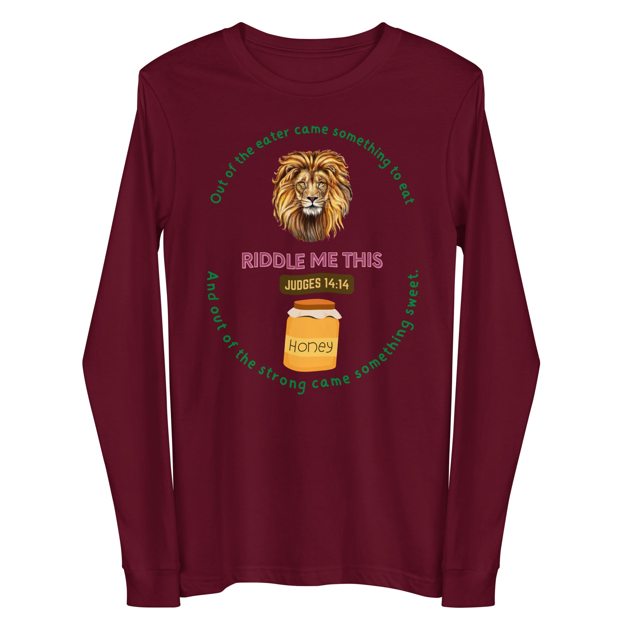 Judges 14:14 Unisex Long Sleeve Tee