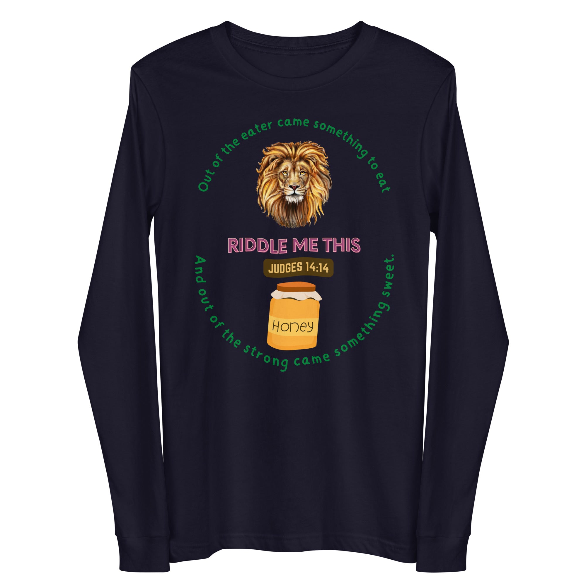 Judges 14:14 Unisex Long Sleeve Tee