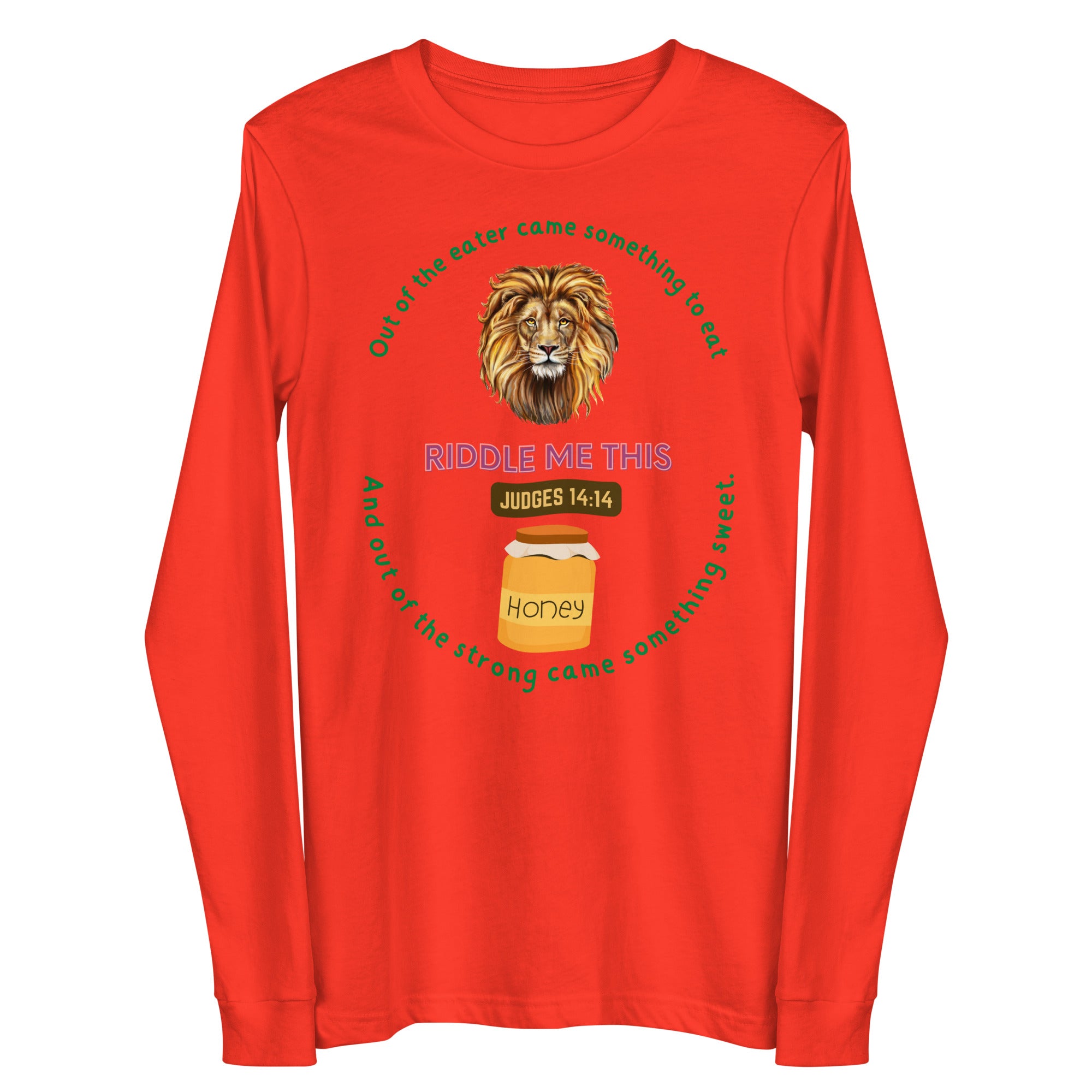 Judges 14:14 Unisex Long Sleeve Tee