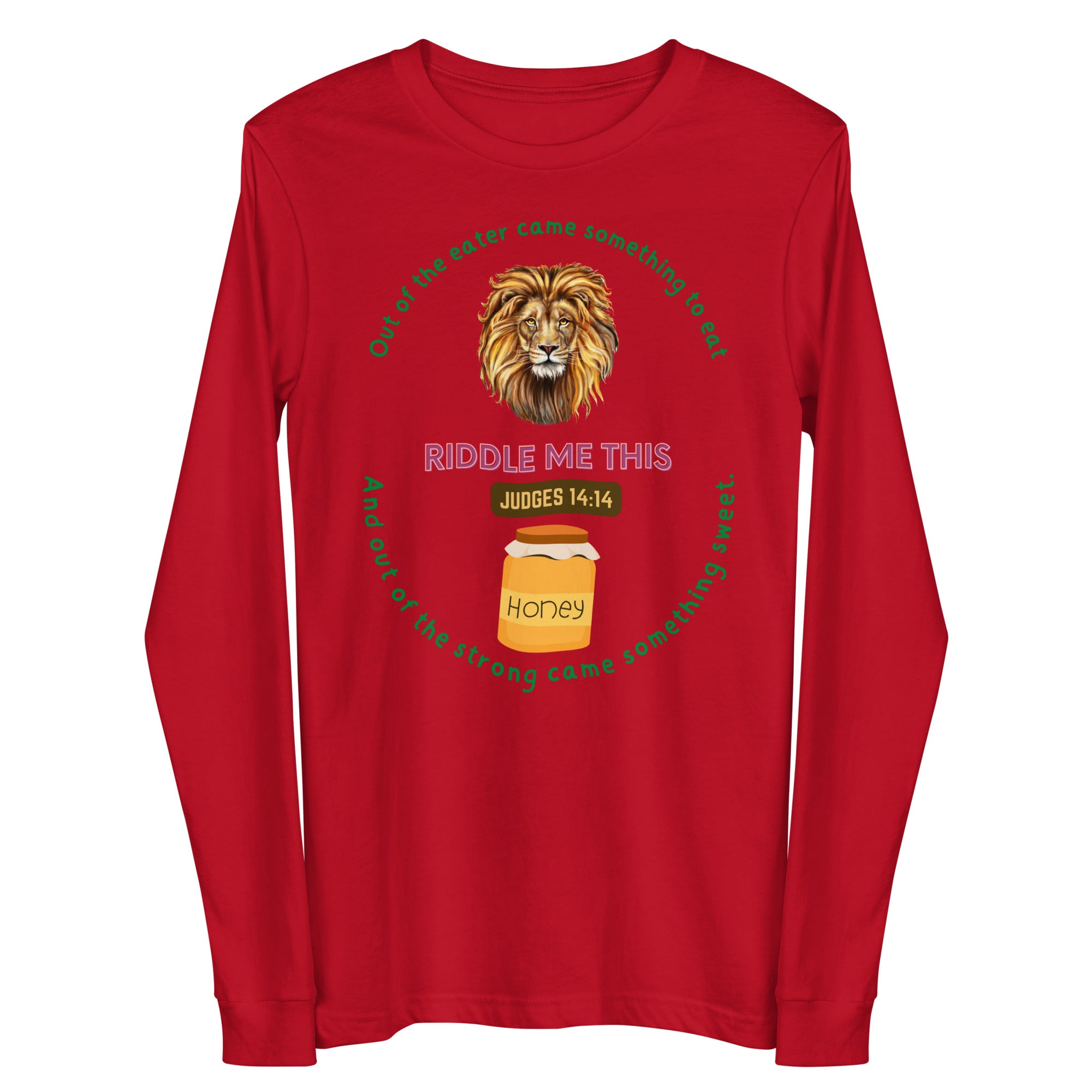 Judges 14:14 Unisex Long Sleeve Tee