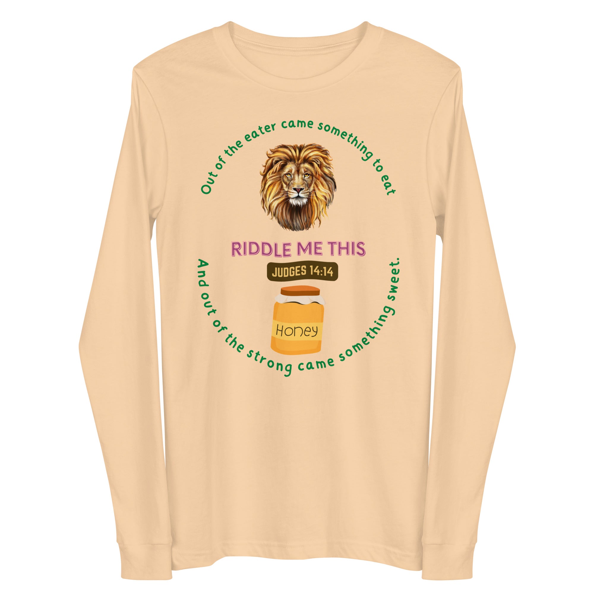 Judges 14:14 Unisex Long Sleeve Tee