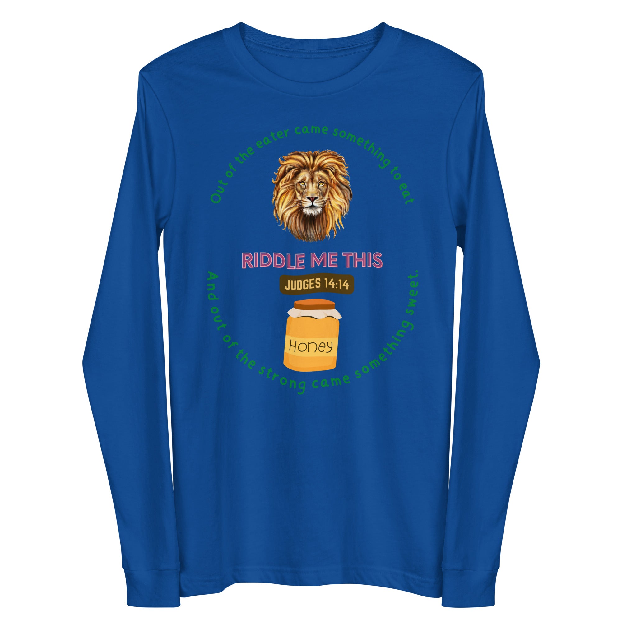 Judges 14:14 Unisex Long Sleeve Tee