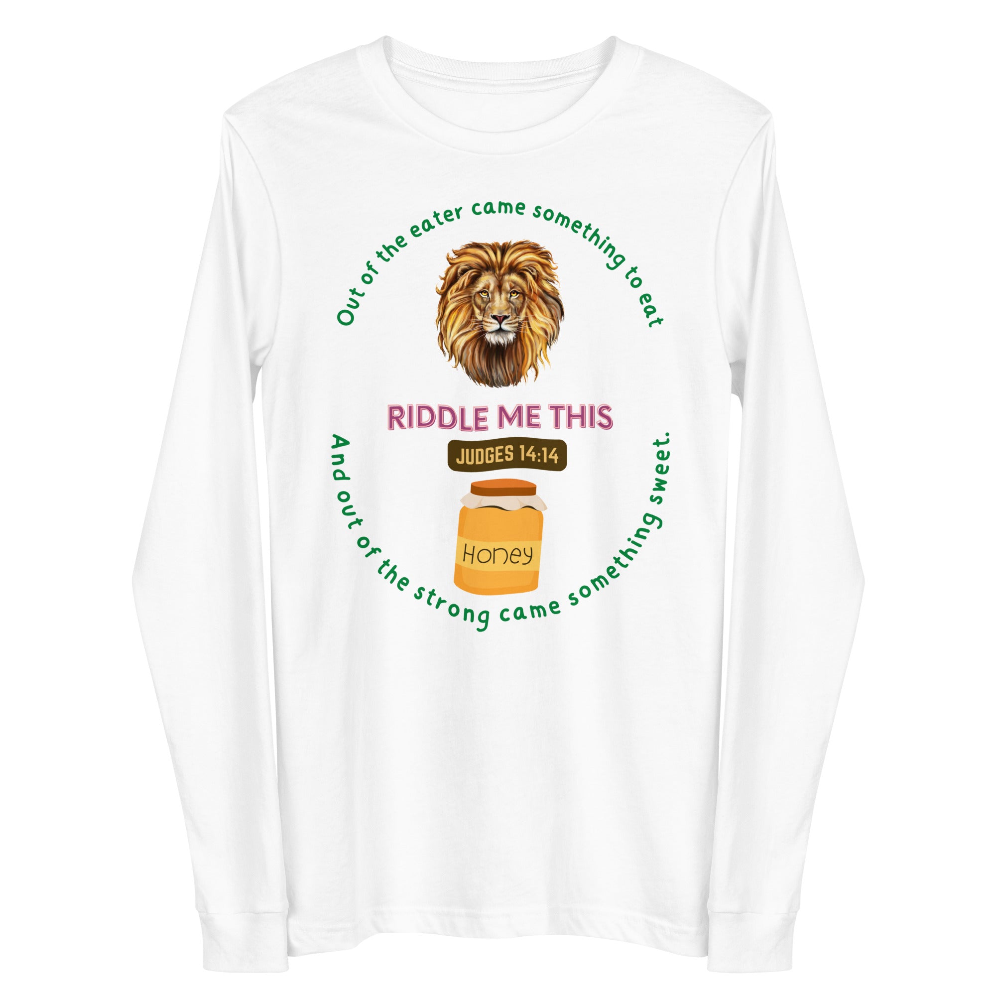 Judges 14:14 Unisex Long Sleeve Tee