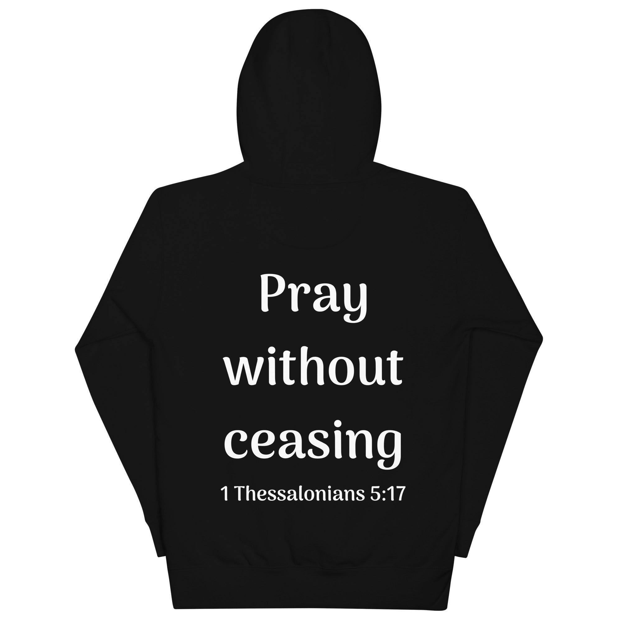 PRAY White Unisex Hoodie