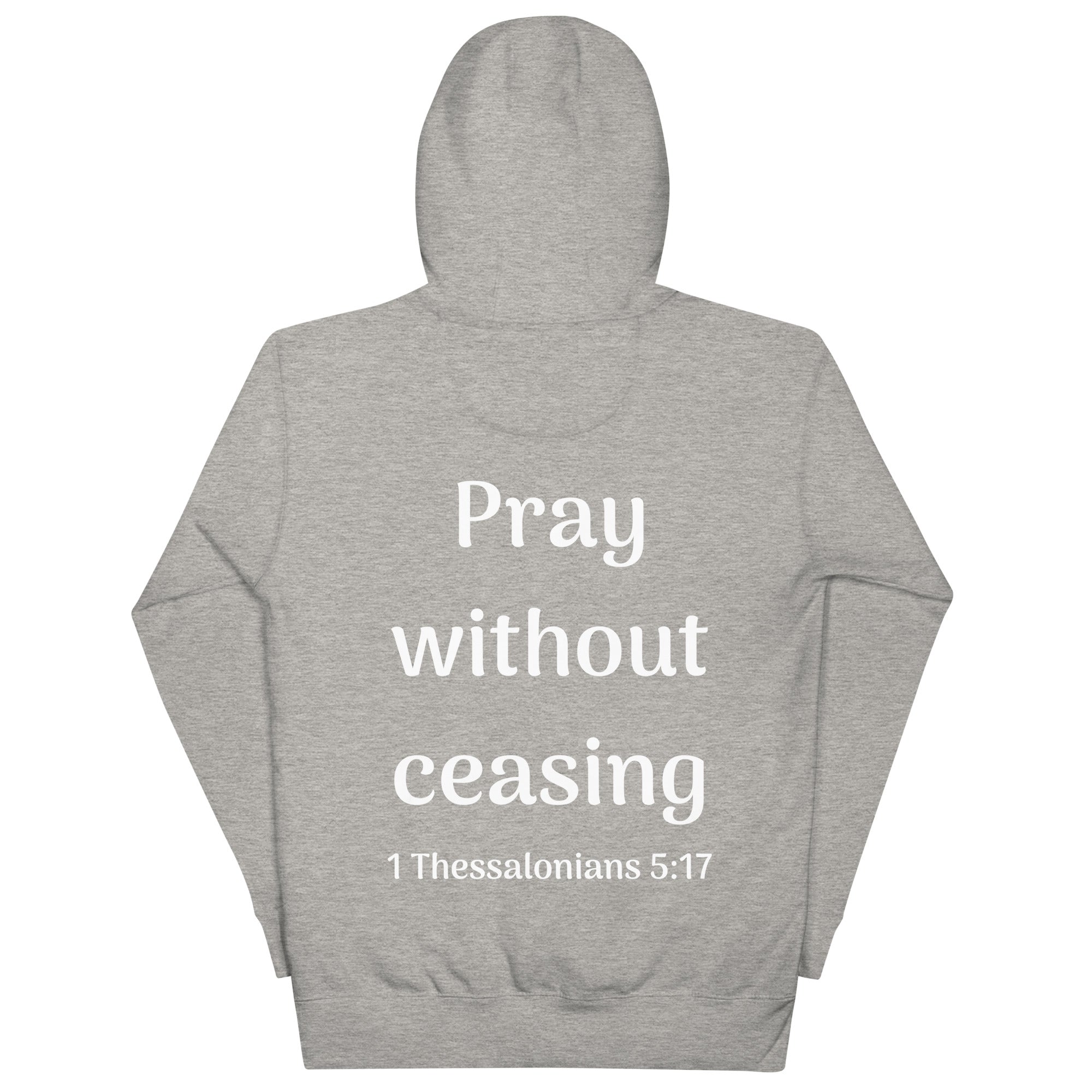 PRAY White Unisex Hoodie