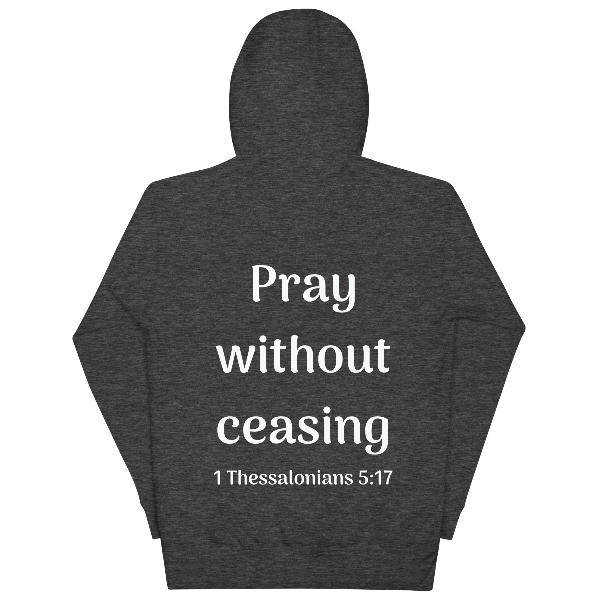 PRAY White Unisex Hoodie