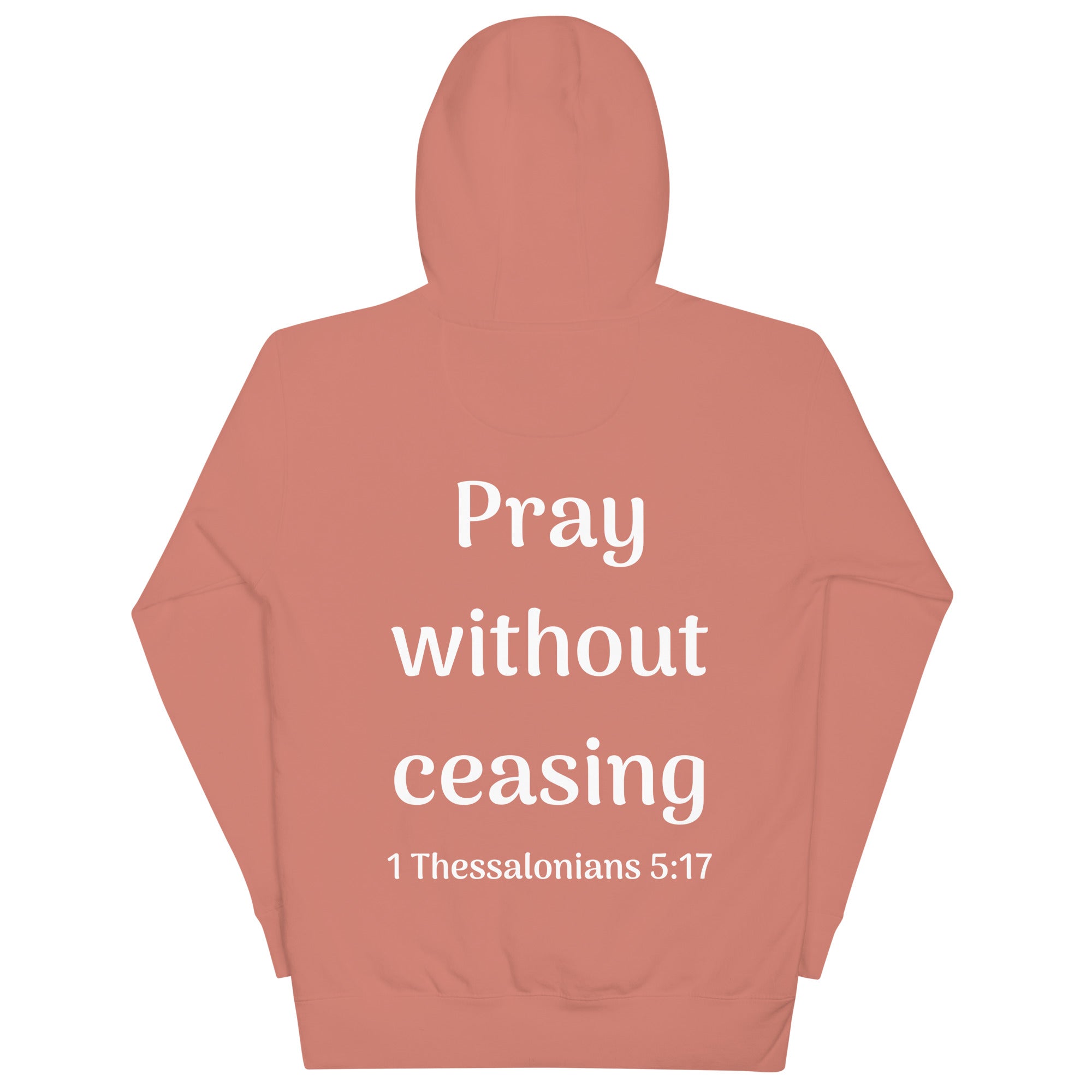 PRAY White Unisex Hoodie