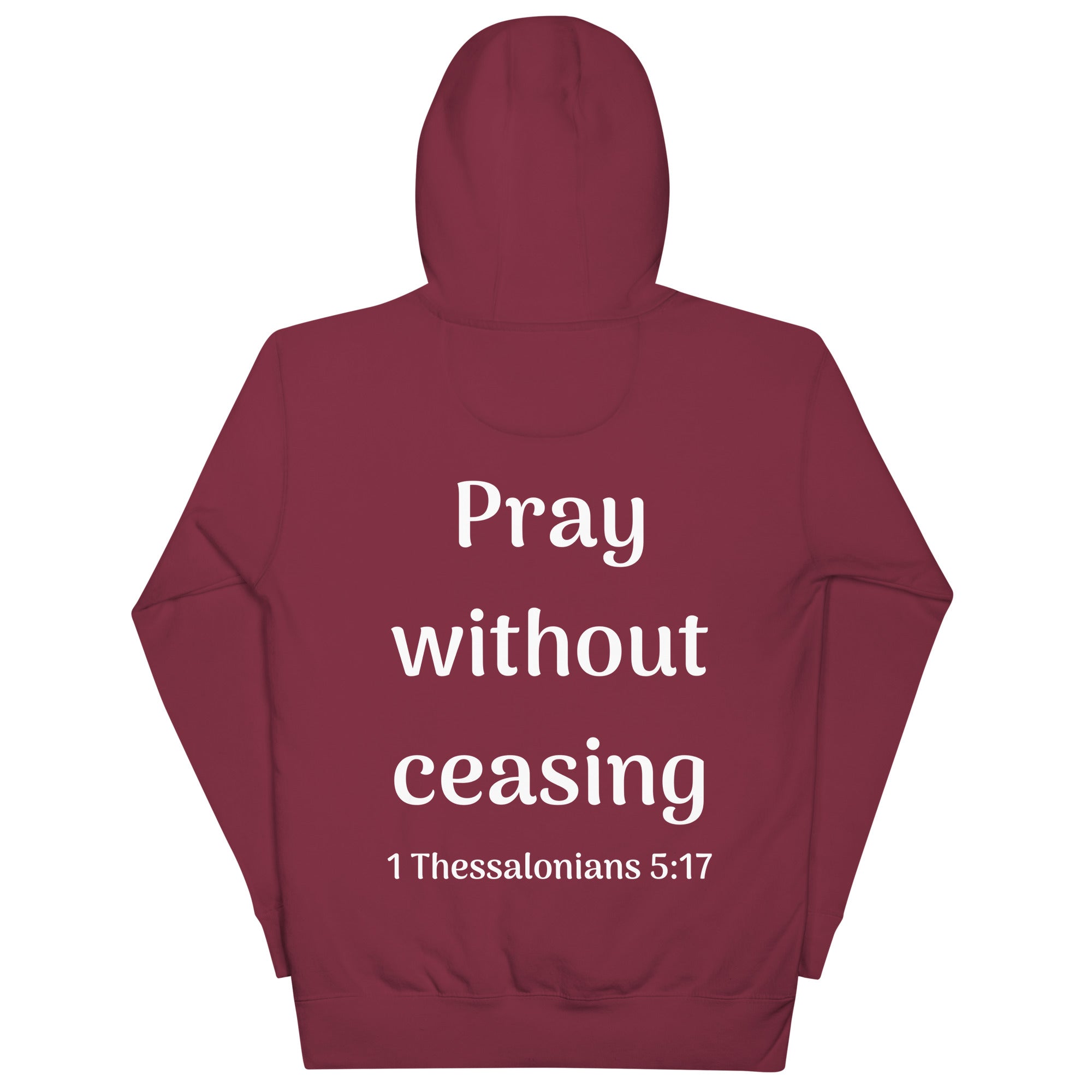 PRAY White Unisex Hoodie
