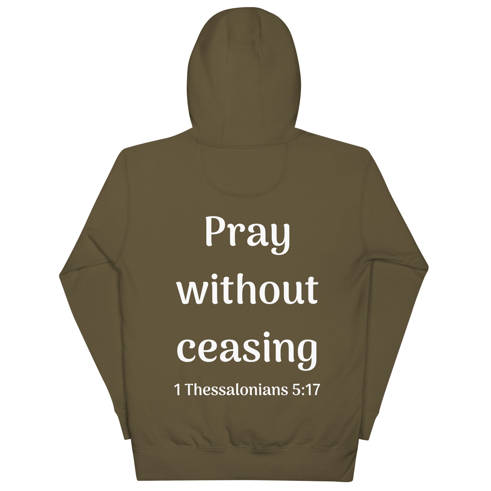 PRAY White Unisex Hoodie