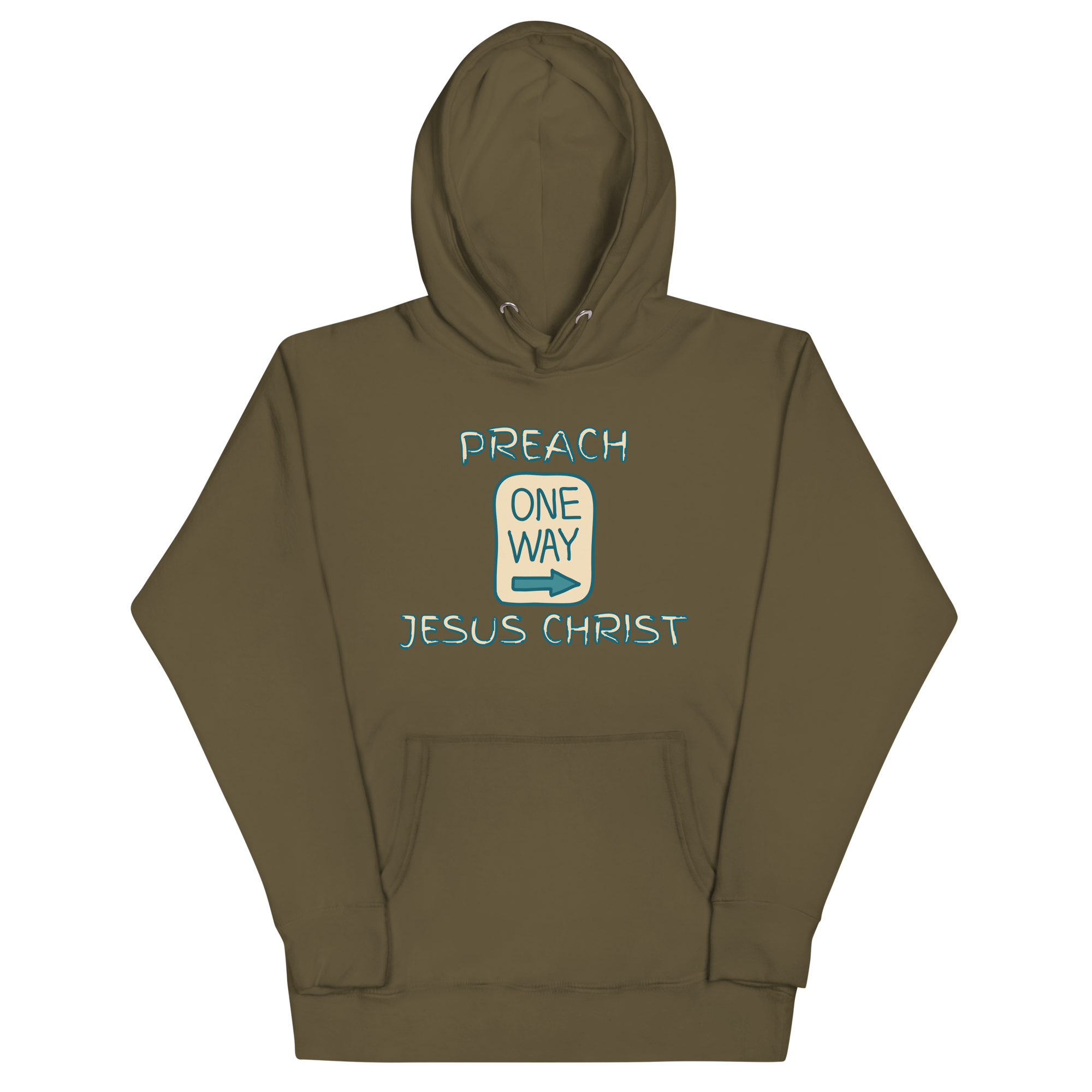 Preach One Way Jesus Christ Unisex Hoodie