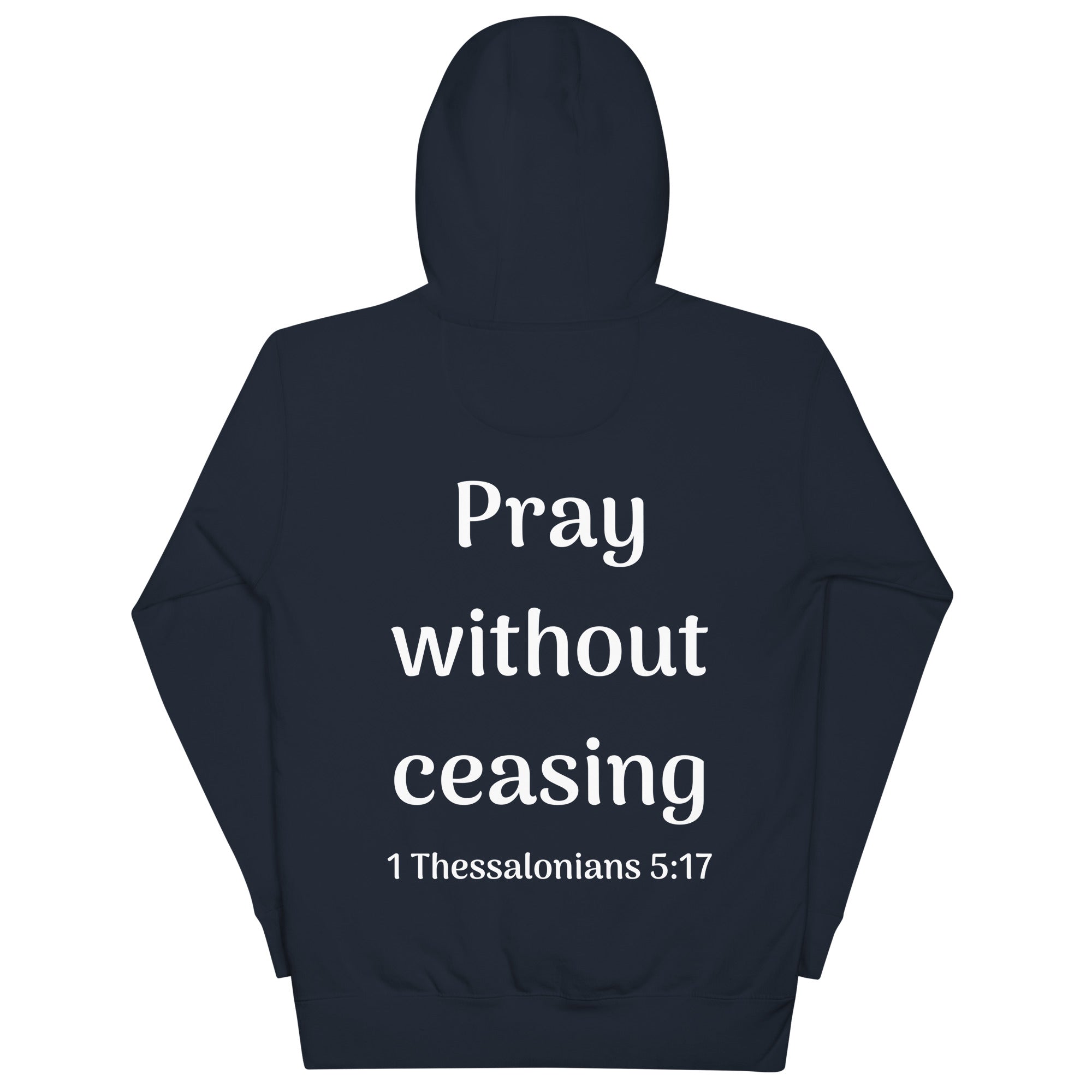 PRAY White Unisex Hoodie