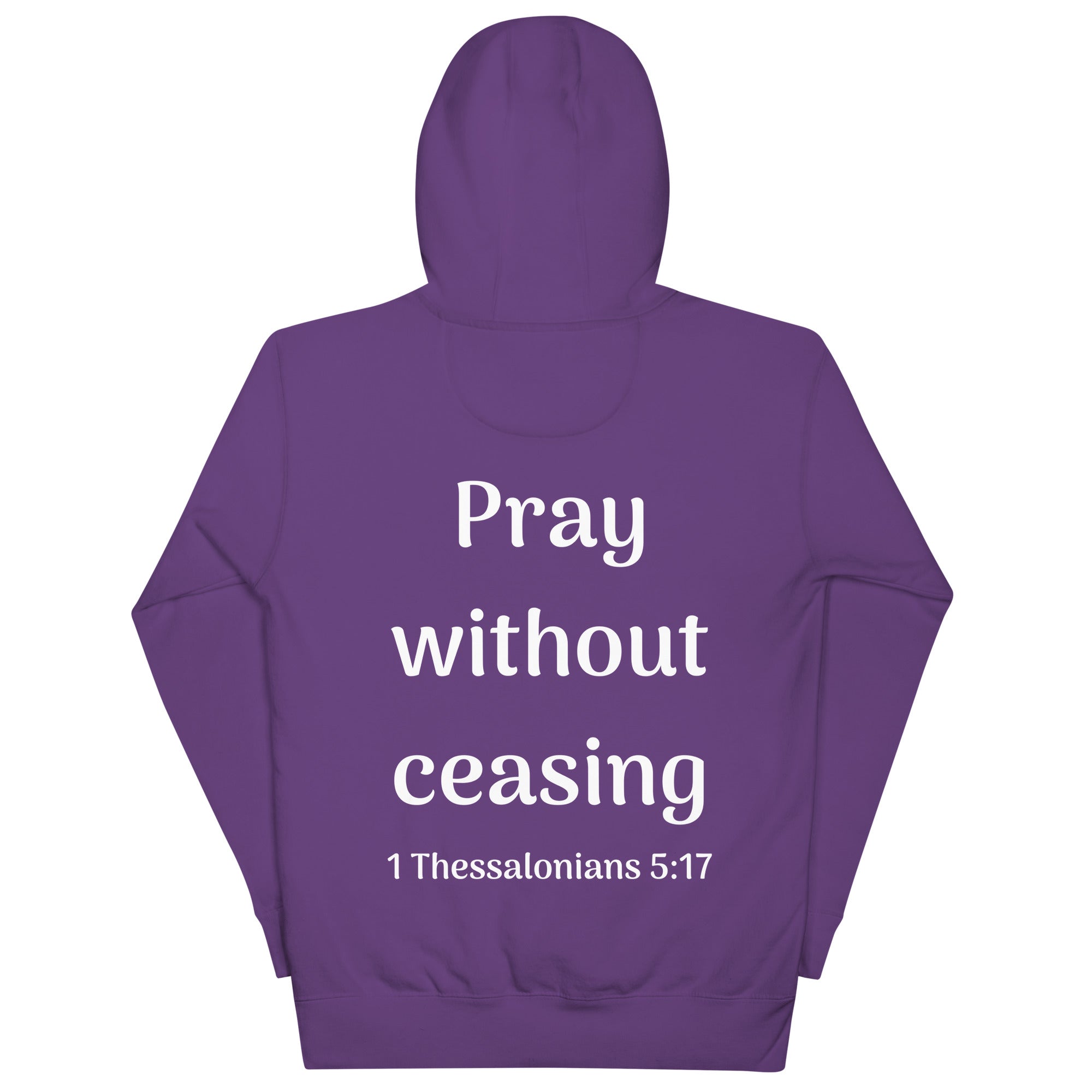 PRAY White Unisex Hoodie