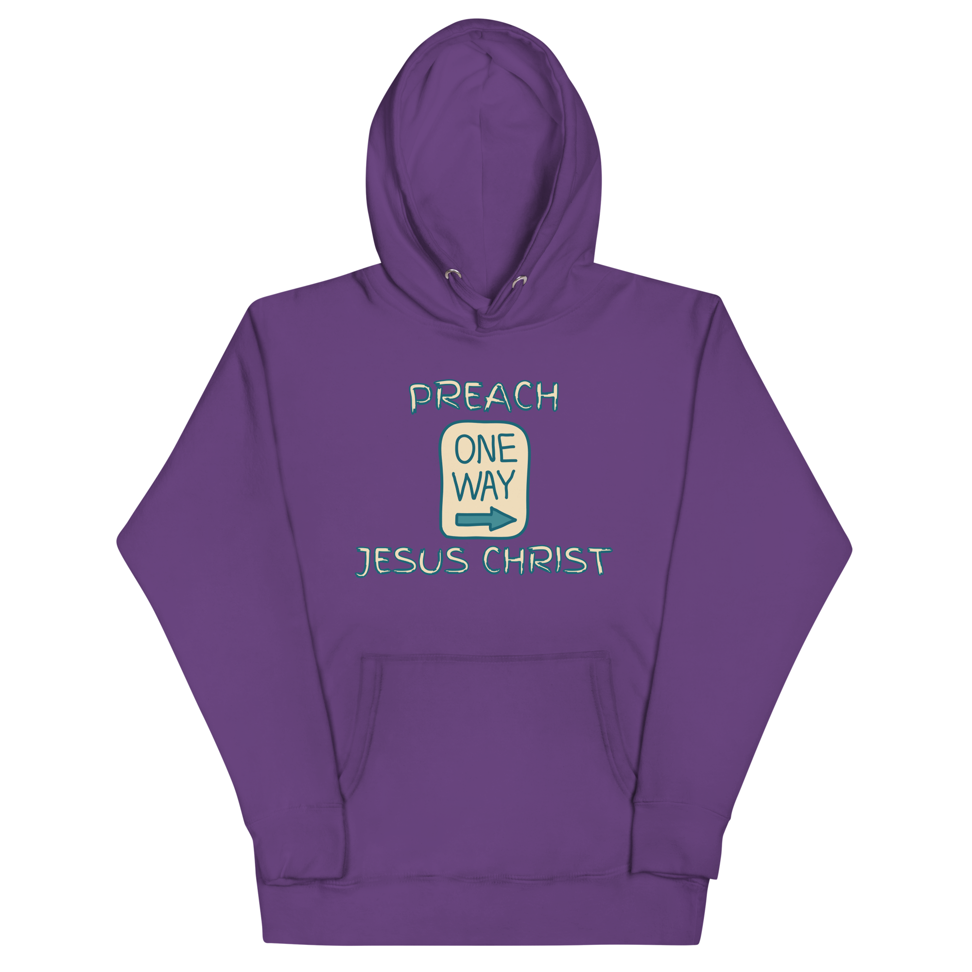Preach One Way Jesus Christ Unisex Hoodie