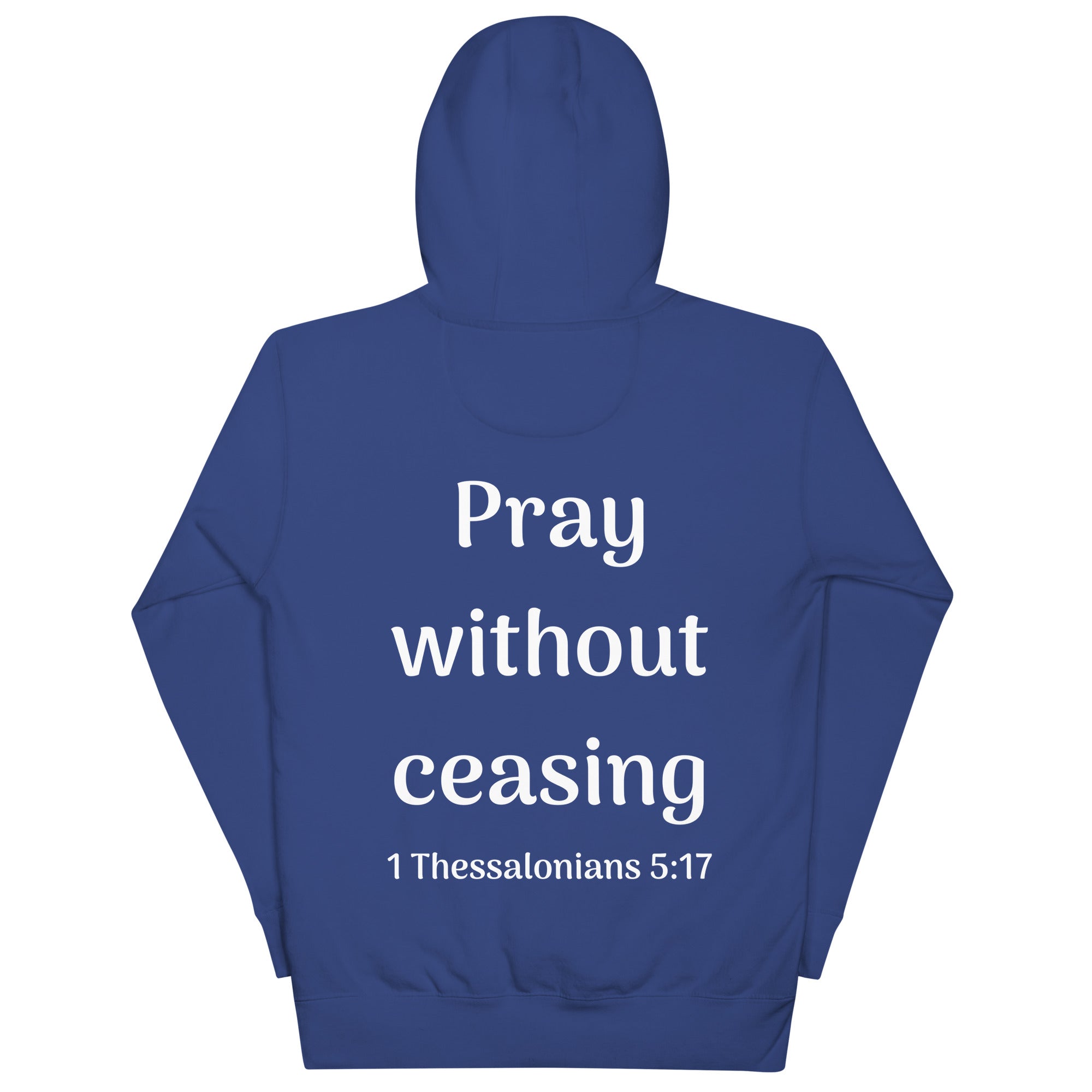 PRAY White Unisex Hoodie