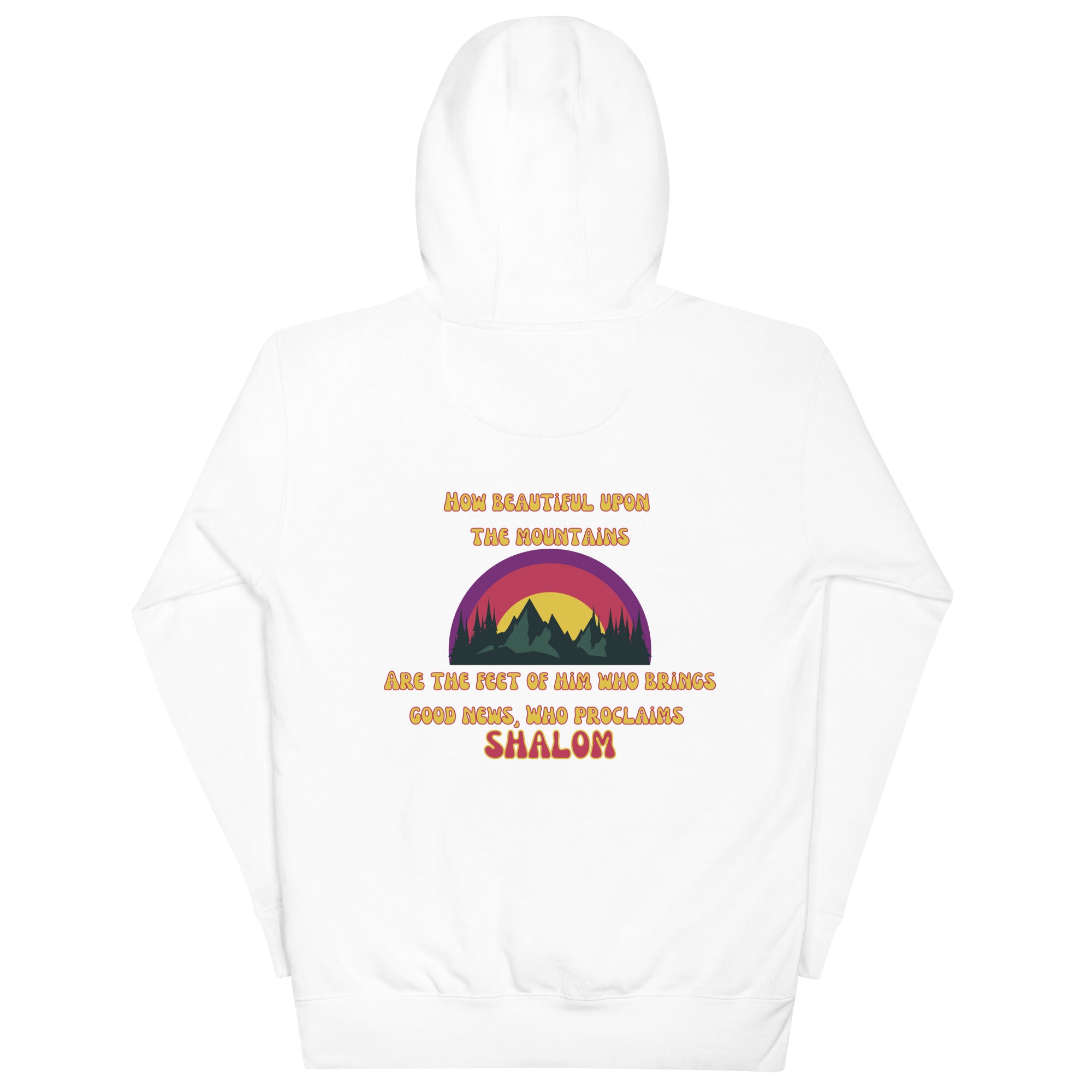 Preach Peace/How Beautiful Unisex Hoodie