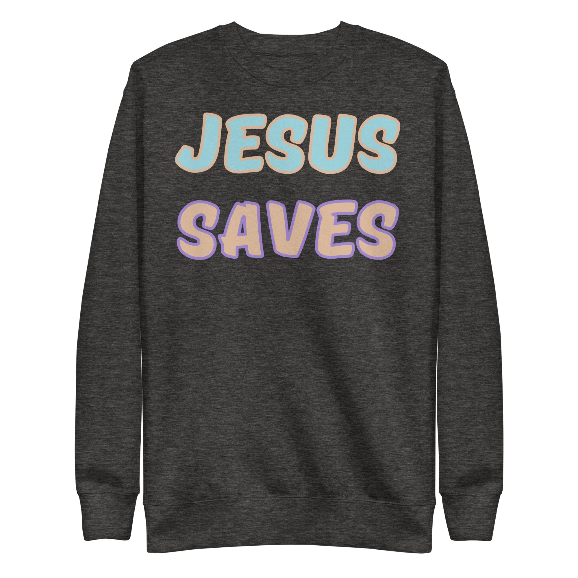 Jesus Saves/Knock Knock Unisex Premium Sweatshirt