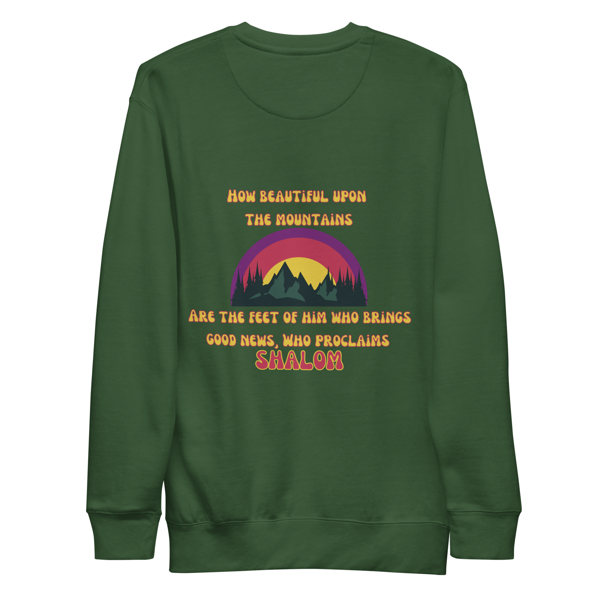 Preach Peace Unisex Premium Sweatshirt