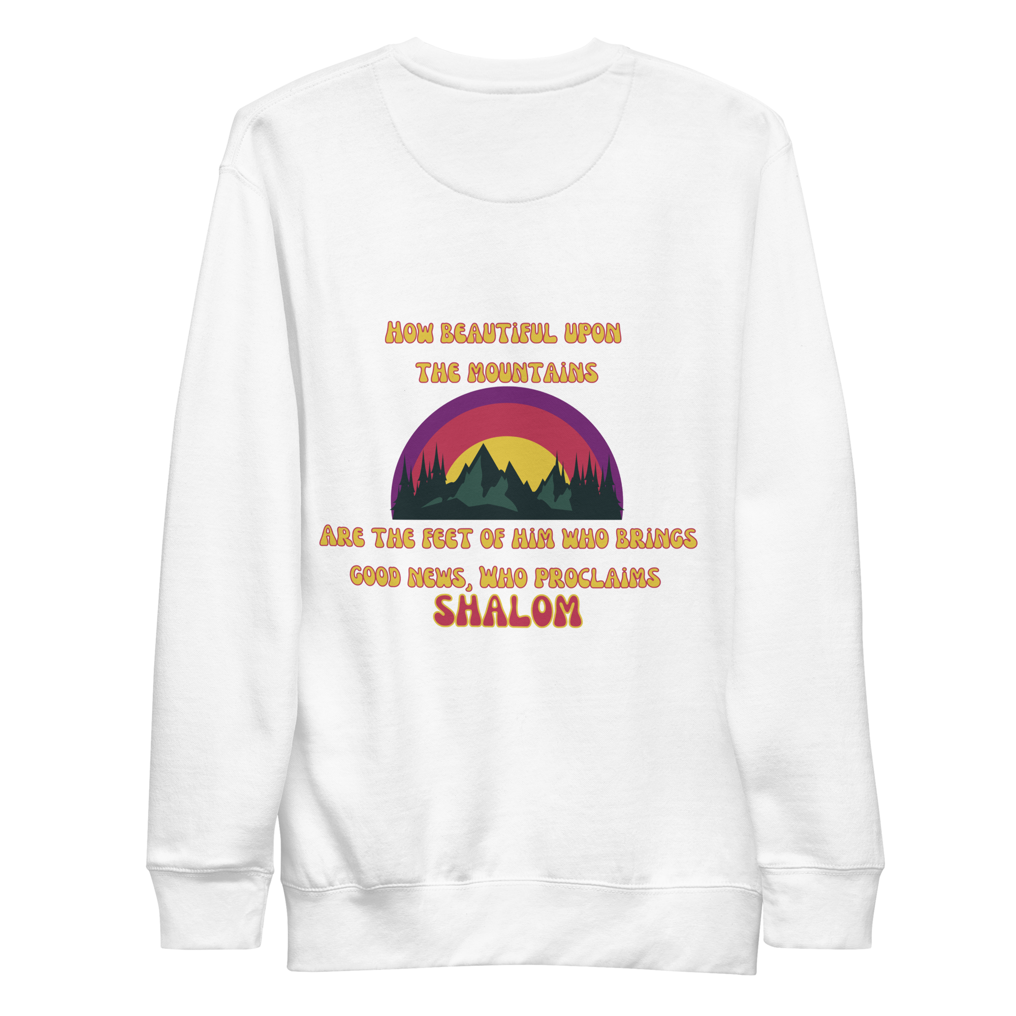 Preach Peace Unisex Premium Sweatshirt