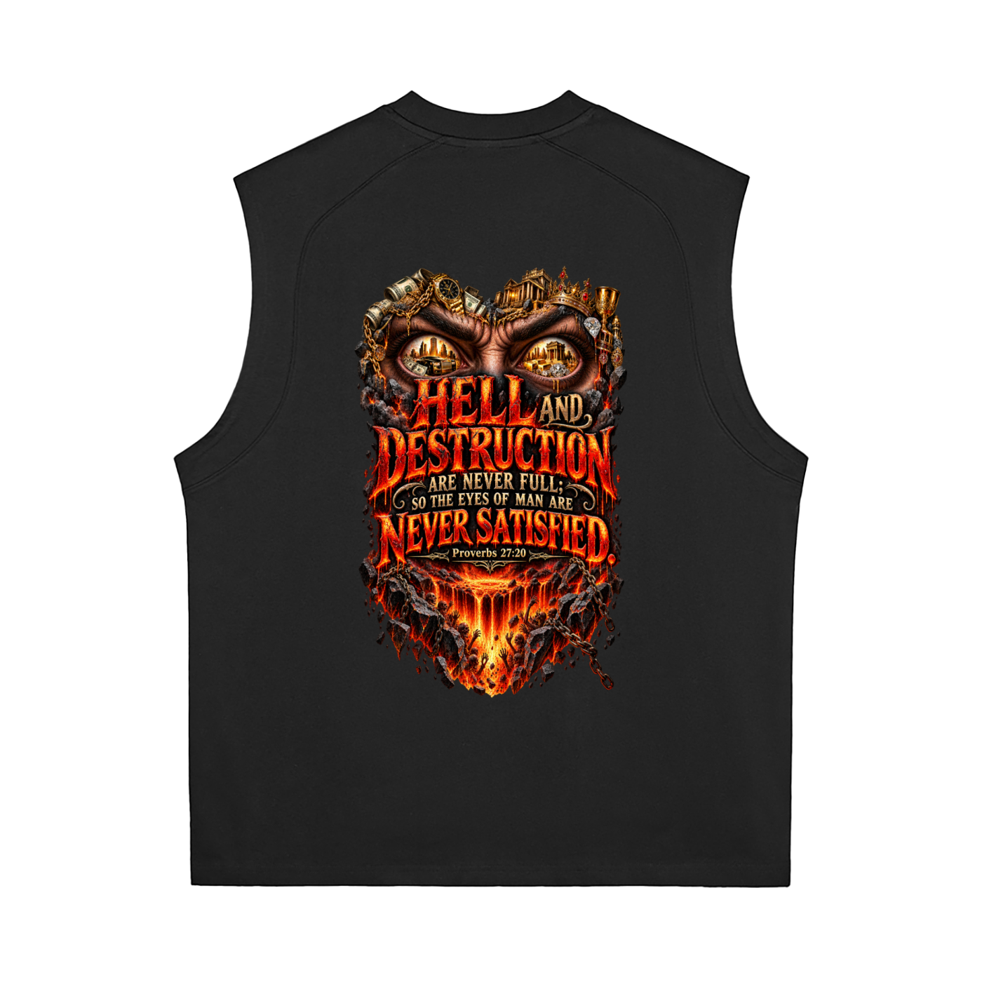 Proverbs 27:4 & 20 Sorona Quick-Dry Cooling Tank Top
