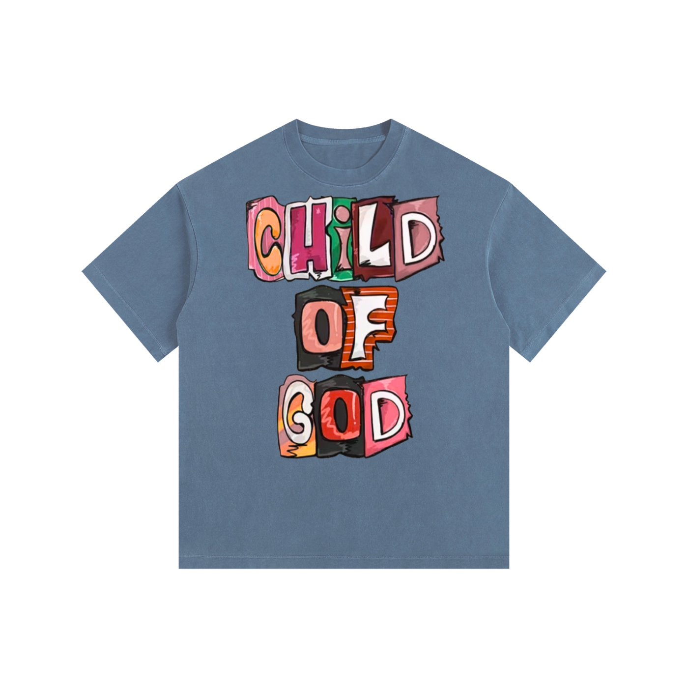 Child of God Vintage Washed Oversized Cotton T-Shirt