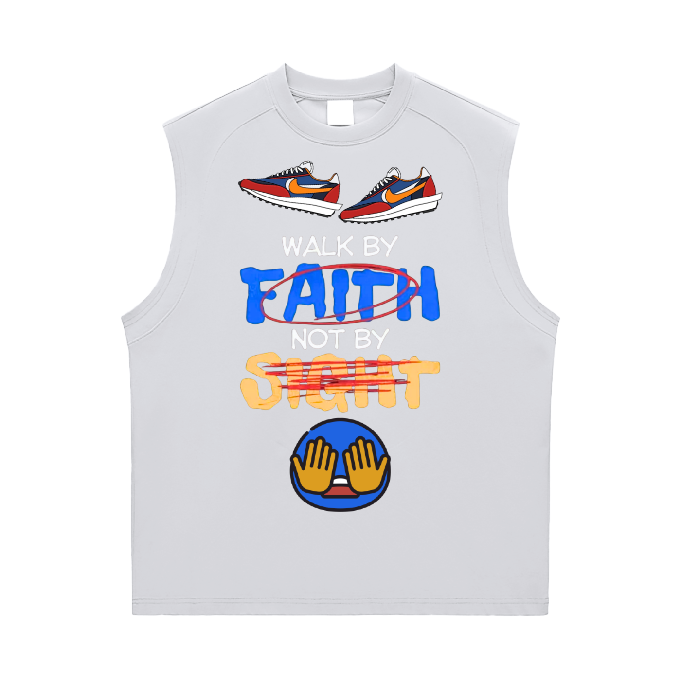 "Walk by faith" Sorona Quick-Dry Cooling Tank Top