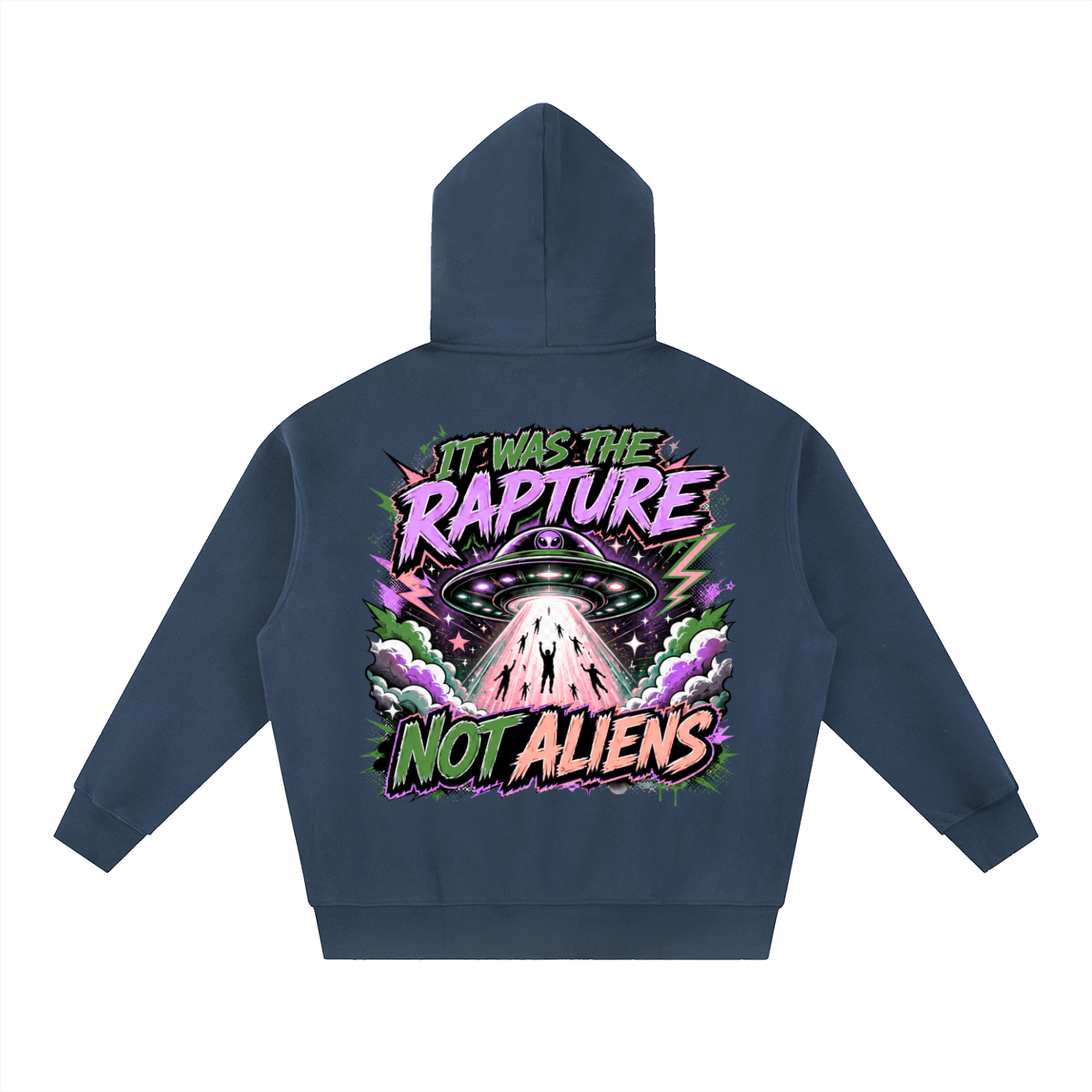 Left Behind/Aliens Essential Oversized Fleece Boxy Hoodie