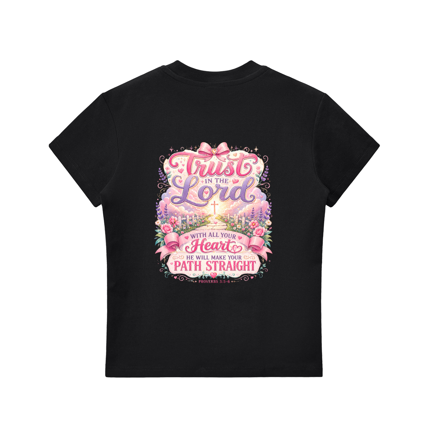 TITLWAYH Essential Bodycon Crewneck T-Shirt