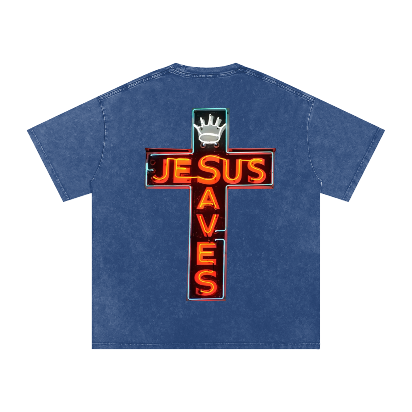 "HOPE" Snow Washed Oversized Cotton T-Shirt