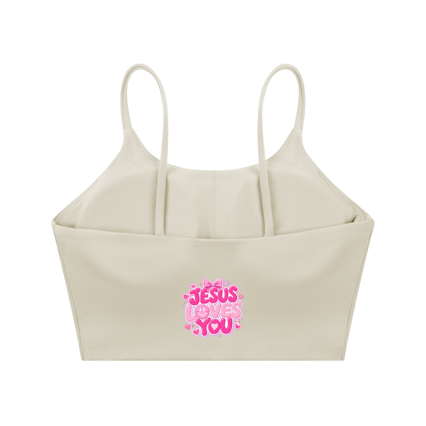 Thank you Spaghetti Strap Yoga Sports Bra