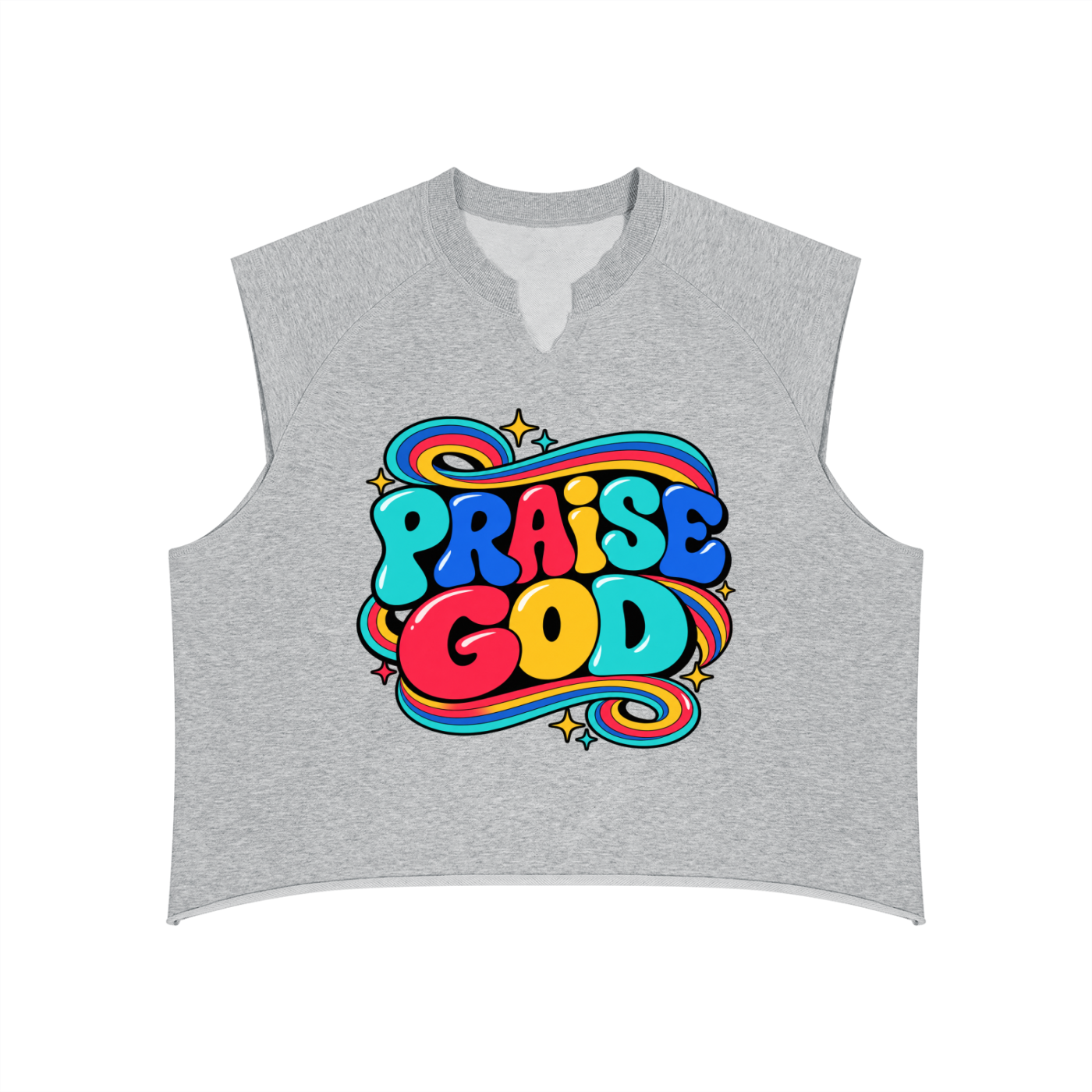 Psalm 103:1 Men’s Boxy Raw Hem Tank Top