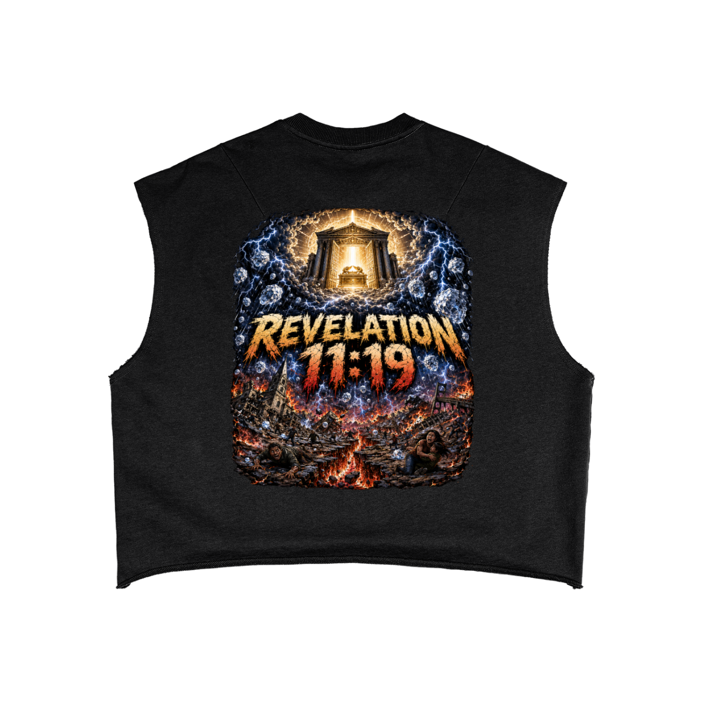 The Harpazo/Revelation 11:19 French Terry Boxy Tank Top