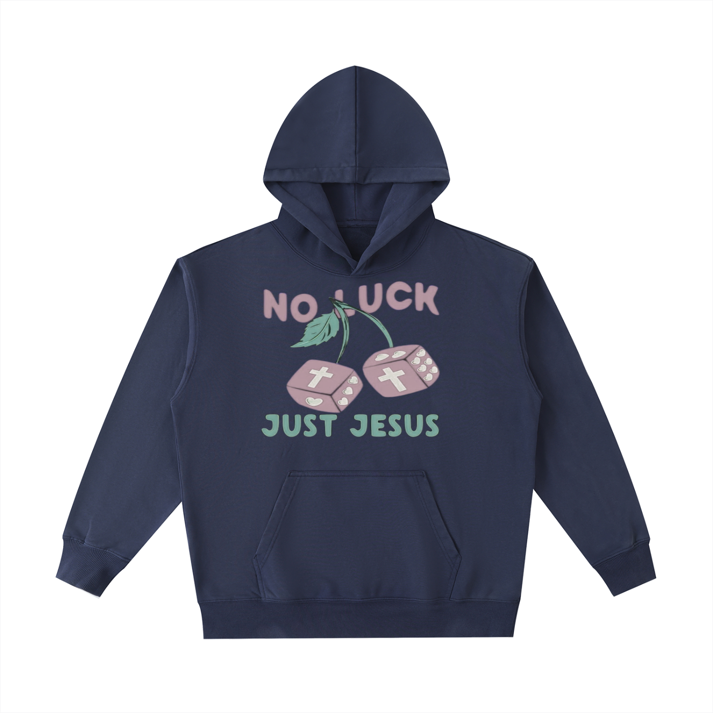Just Jesus Vintage Washed Heavyweight Hoodie