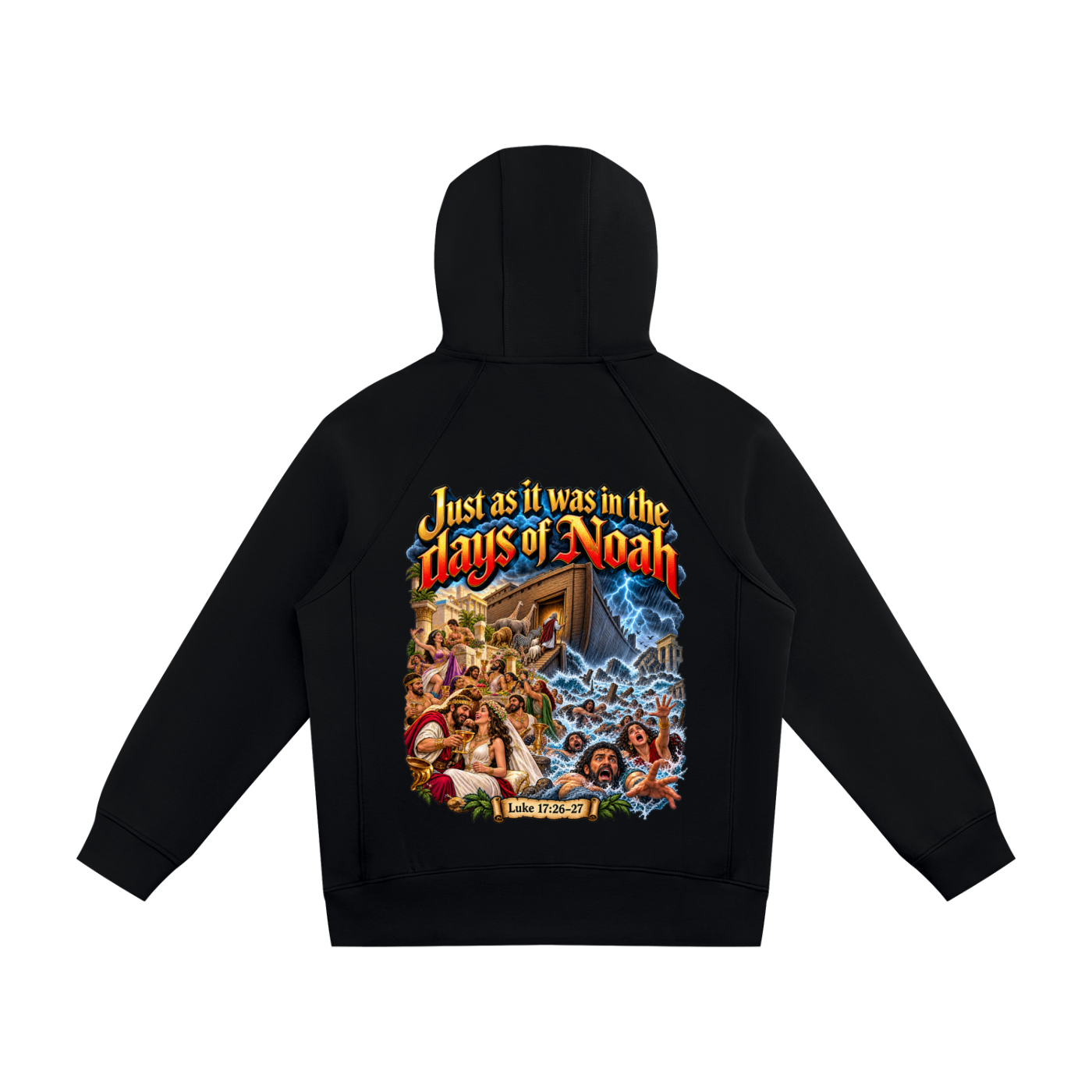 Escape/Days of Noah Unisex Raglan Full Zip Hoodie