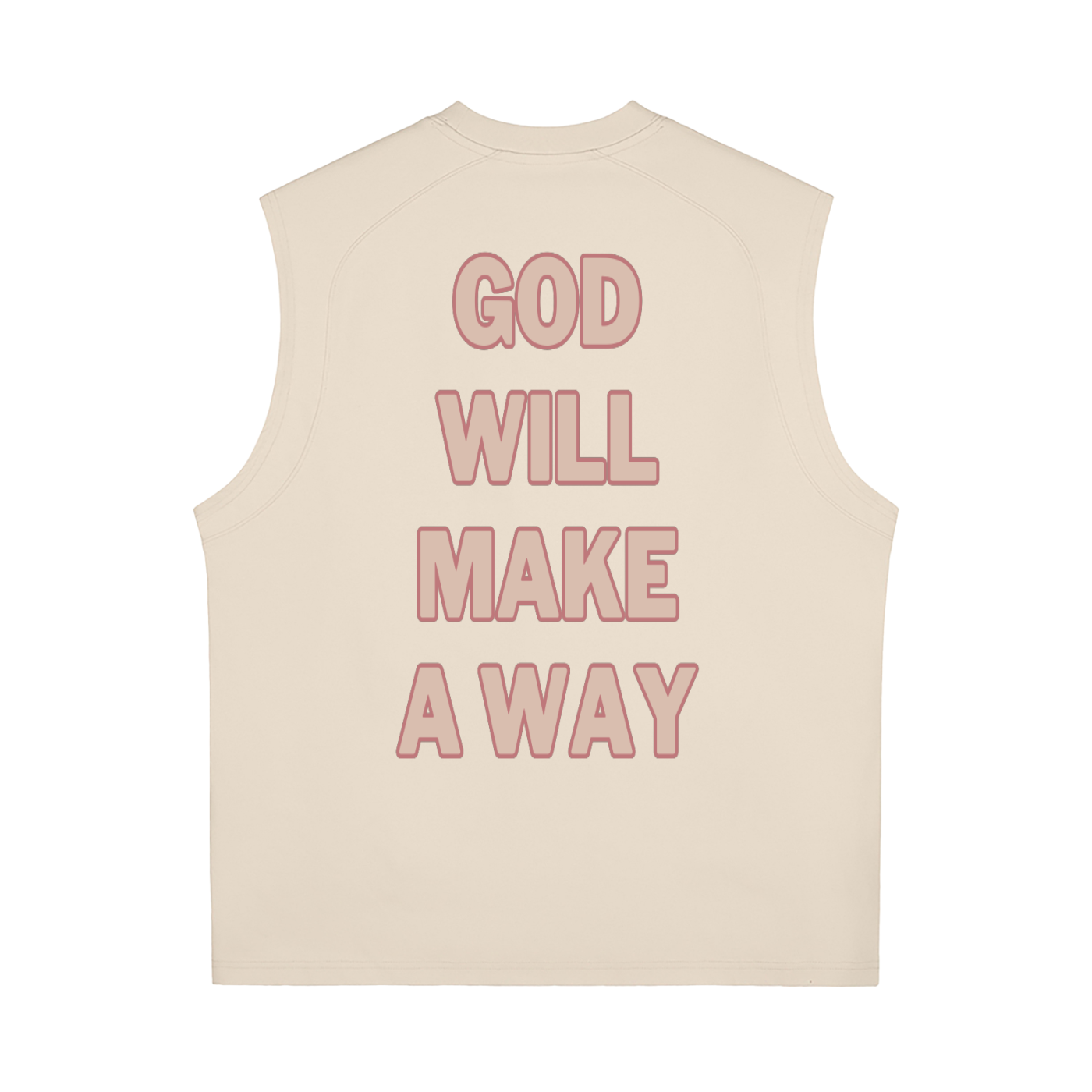 God will make a way Sorona Quick-Dry Cooling Tank Top