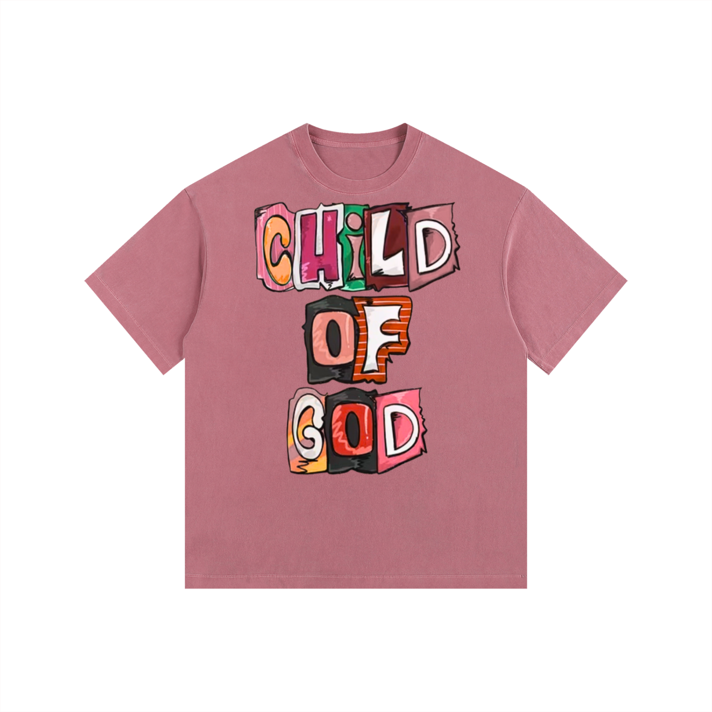 Child of God Vintage Washed Oversized Cotton T-Shirt