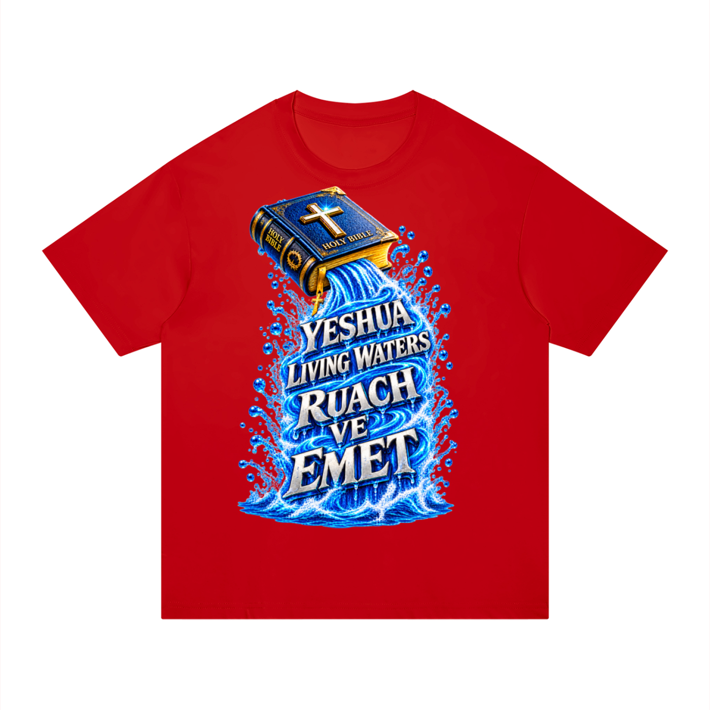 Yeshua, Ruach, Emet Unisex Regular Fit Cotton T-Shirt