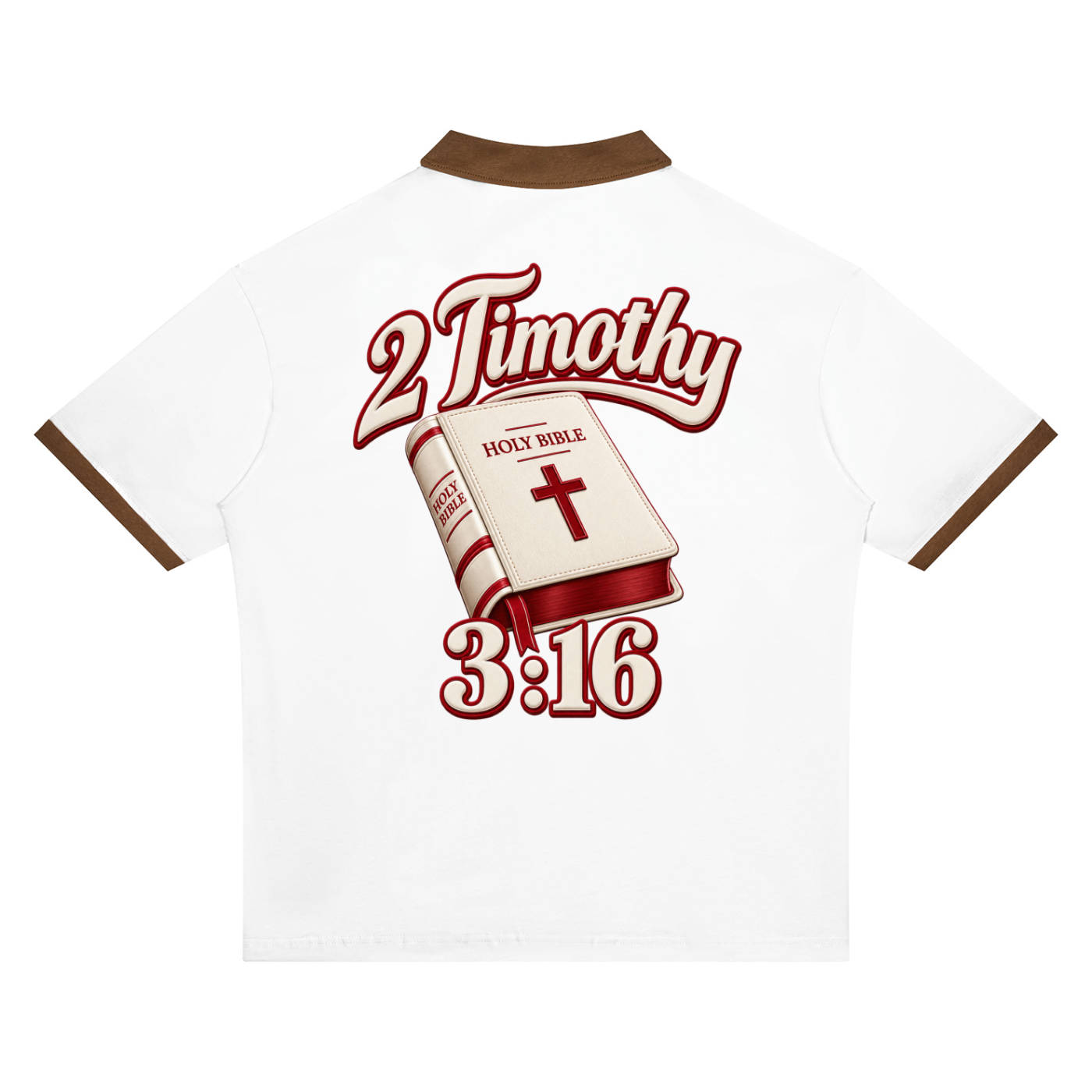 BIBLE Unisex Color Block Polo Shirt