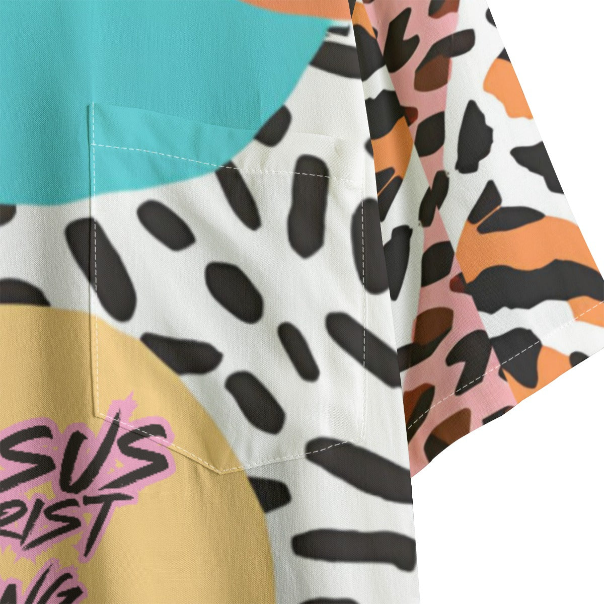 Jesus Christ King Forever Rayon Shirt With Pocket