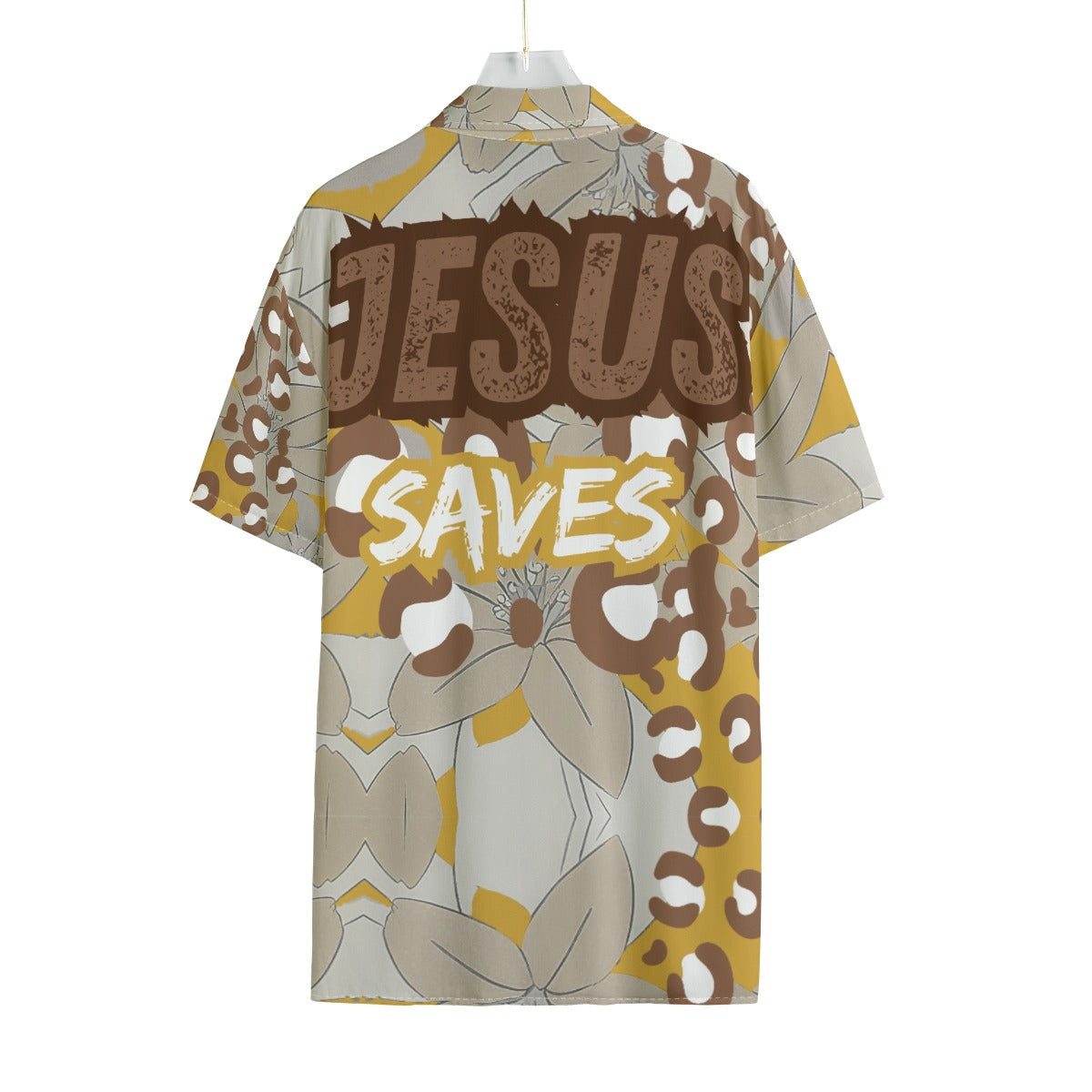 Jesus Saves Rayon Shirt With Pocket